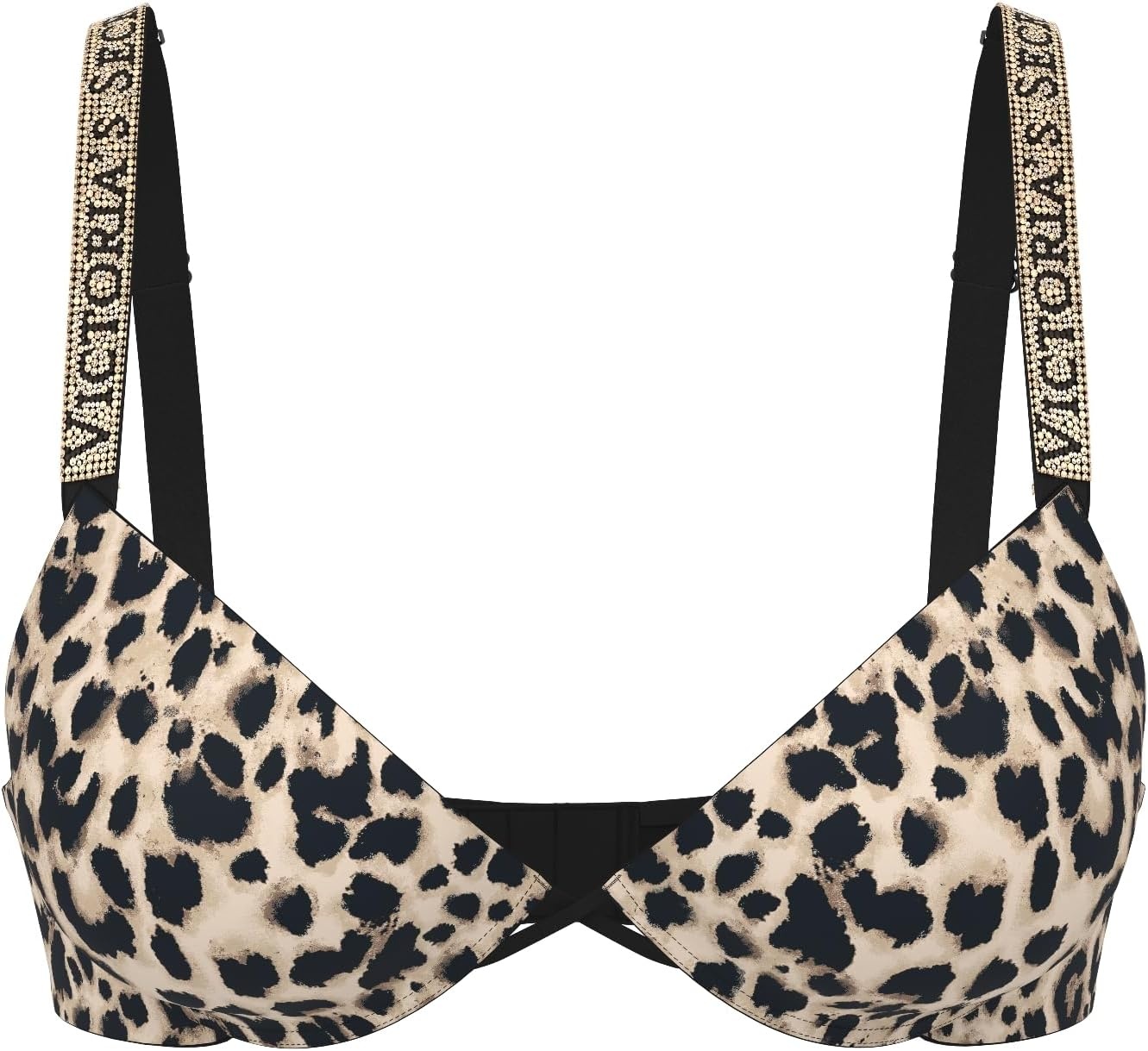 image:imageVictorias Secret Shine Strap Push Up Bra Bras for Women 32A38DDDLeopard