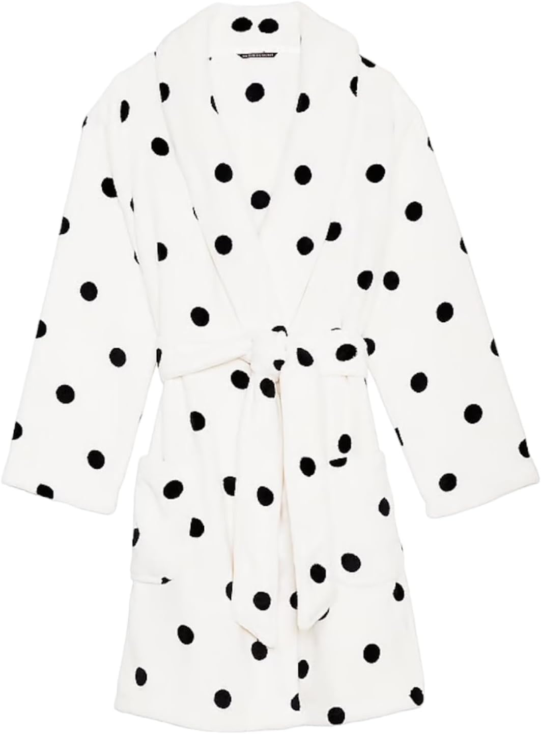 image:imageVictorias Secret Short Cozy Robe Robes for Women XSXXLBlack White Sweet Dot