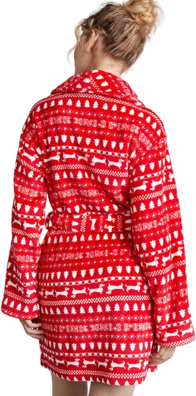 image:imageVictorias Secret Short Cozy Robe Robes for Women XSXXLRed Pepper