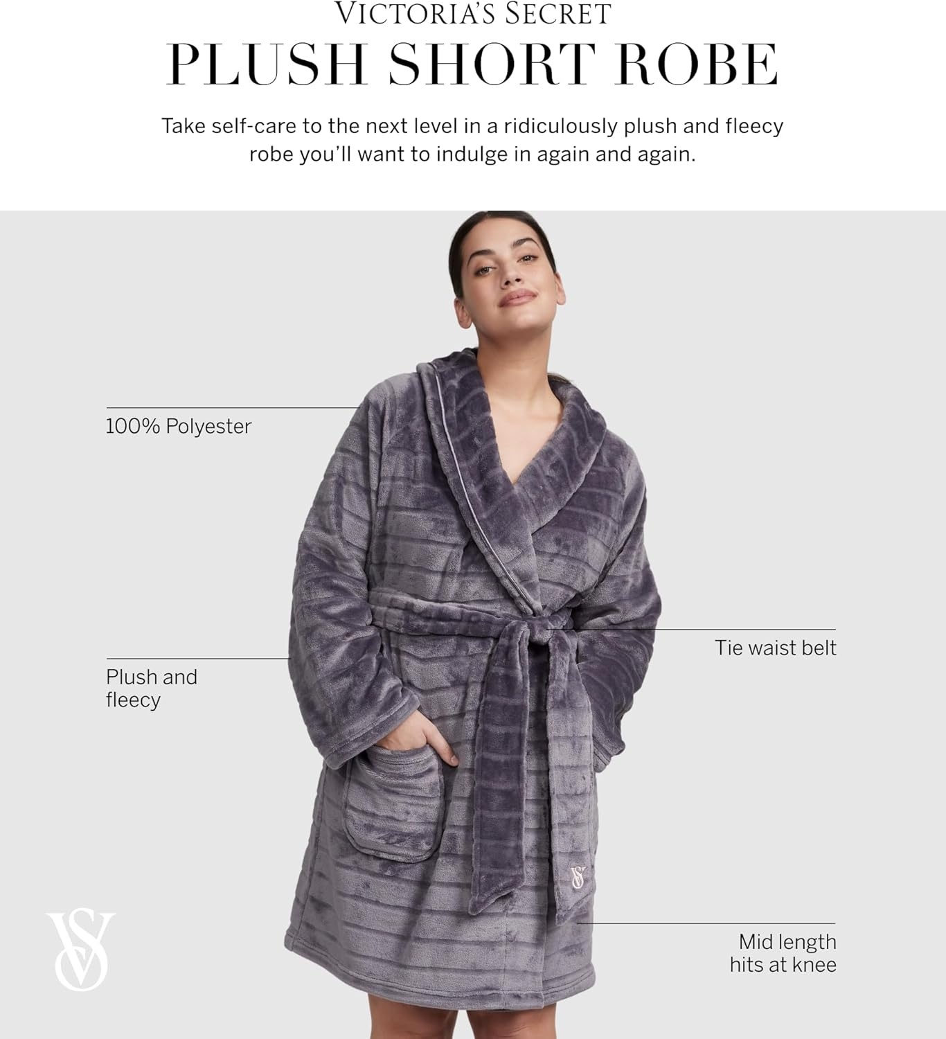 image:imageVictorias Secret Short Cozy Robe Robes for Women XSXXLTornado