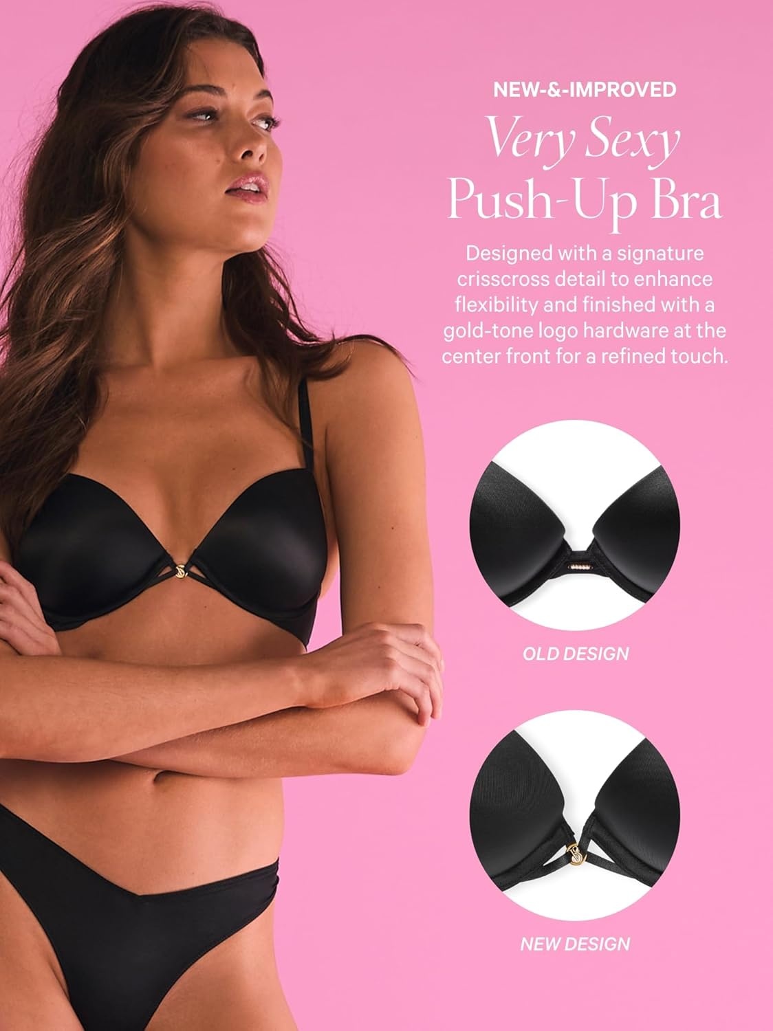 image:imageVictorias Secret Very Sexy Push Up Bra Adds 1 Cup Bras for Women 32A38DDDWhite New Look