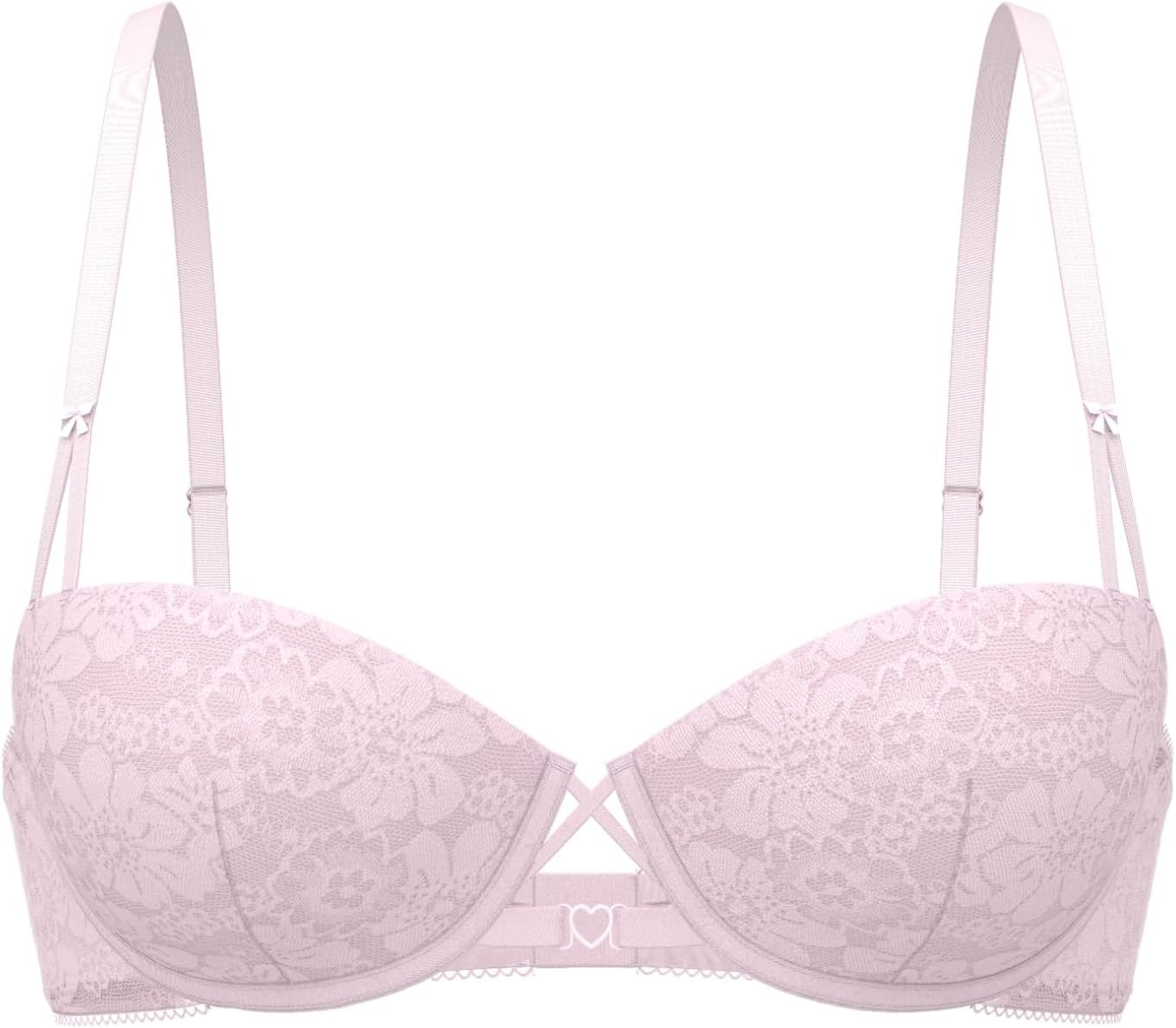 image:imageVictorias Secret Wink PushUp Balconette BraPink Tulip