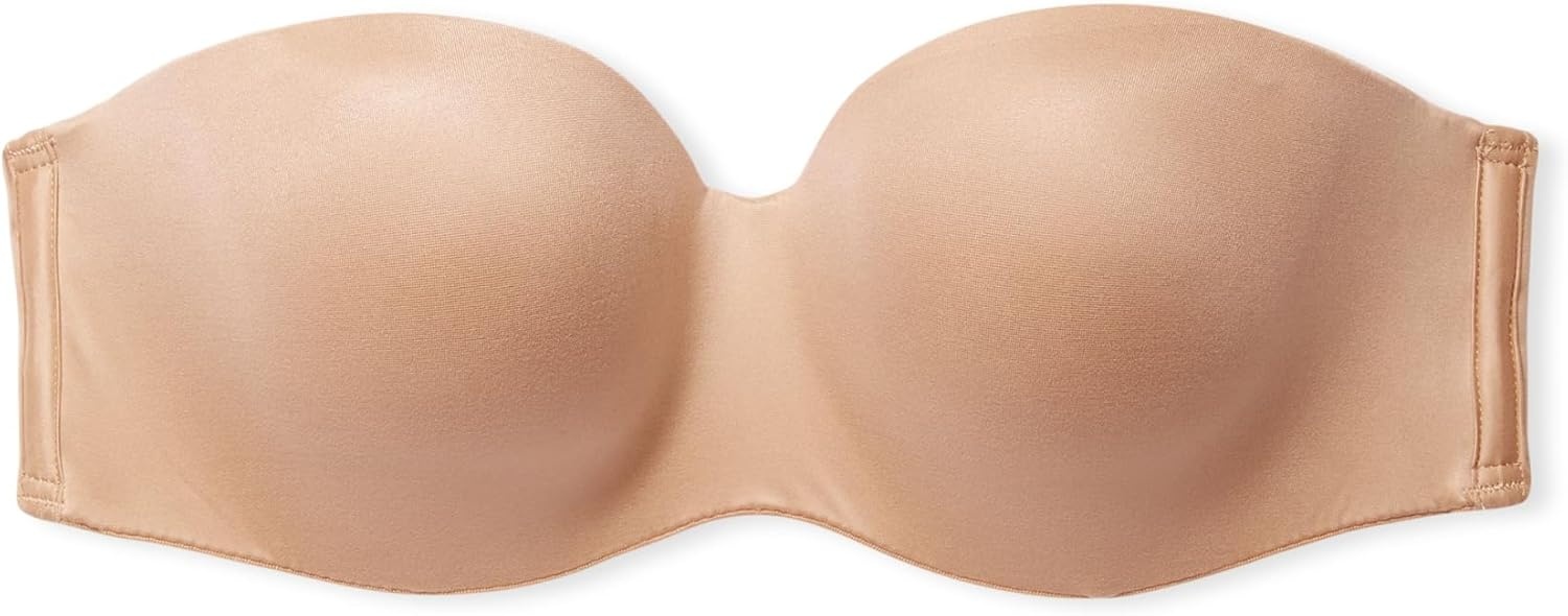 image:imageVictorias Secret Womens Body By Victoria Lightly Lined Strapless Bra Bras for Women 32A38DDDBeige Smooth