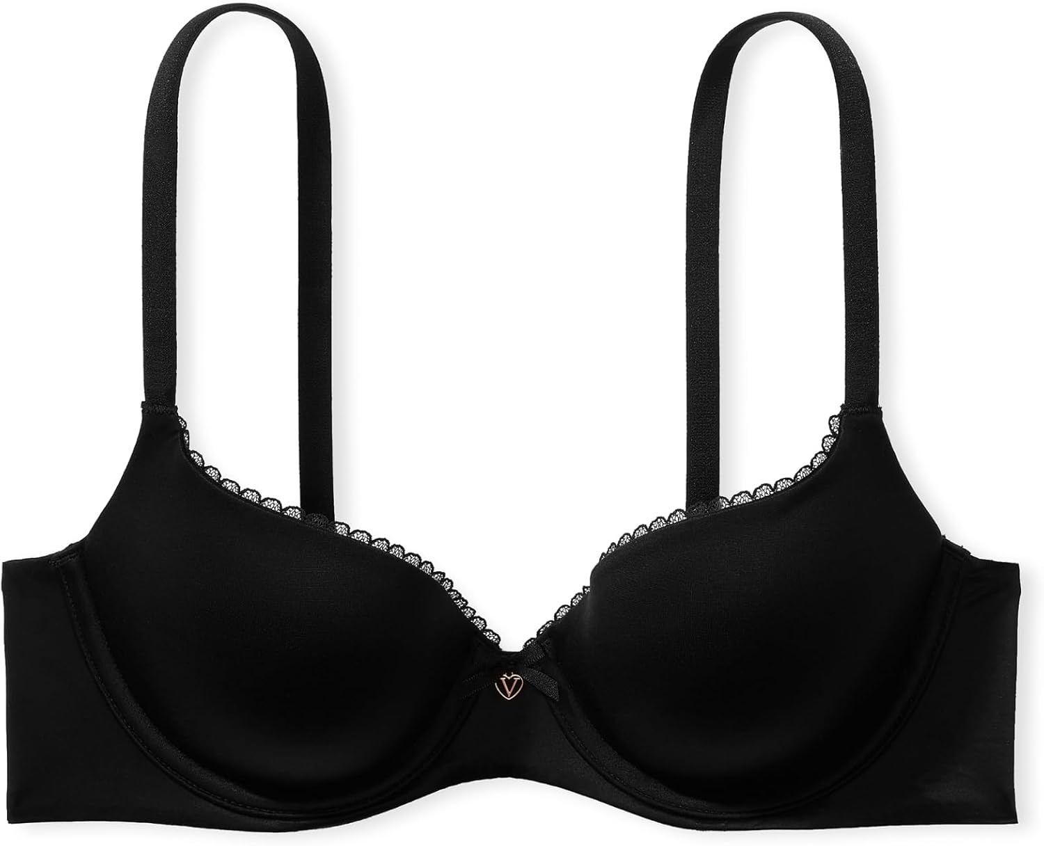 image:imageVictorias Secret Womens Body By Victoria Lightly Lined TShirt Bra Bras for Women 32A38DDDBlack Smooth