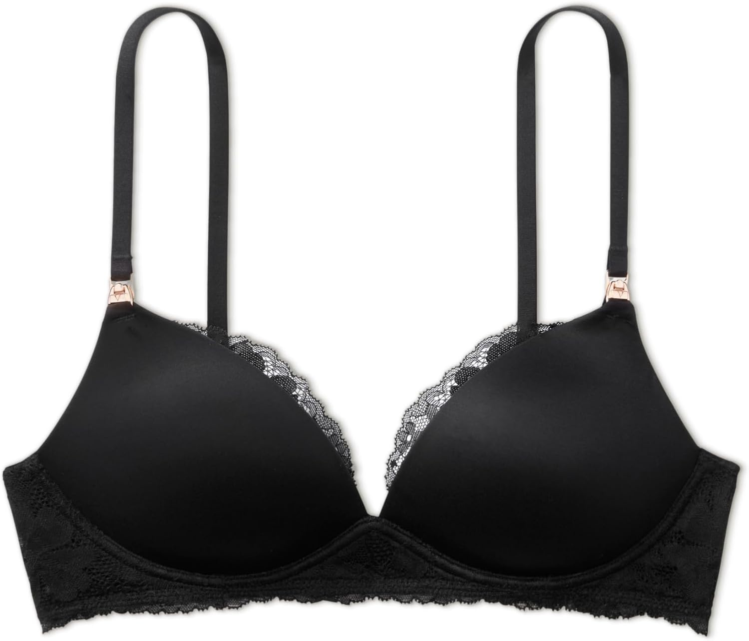 image:imageVictorias Secret Womens Body by Victoria Lightly Lined Wireless Nursing Bra Bras for Women 32D38DDDBlack
