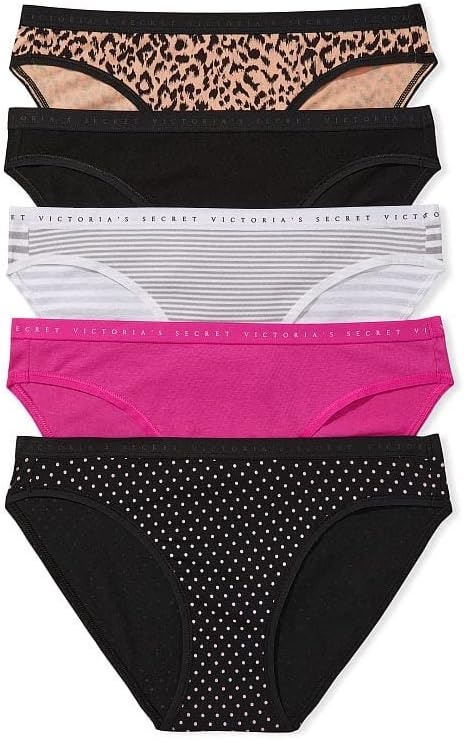 image:imageVictorias Secret Womens Cotton Bikini Underwear Moderate Coverage Panties for Women Multi Pack XSXXL5 Pack Multi Color