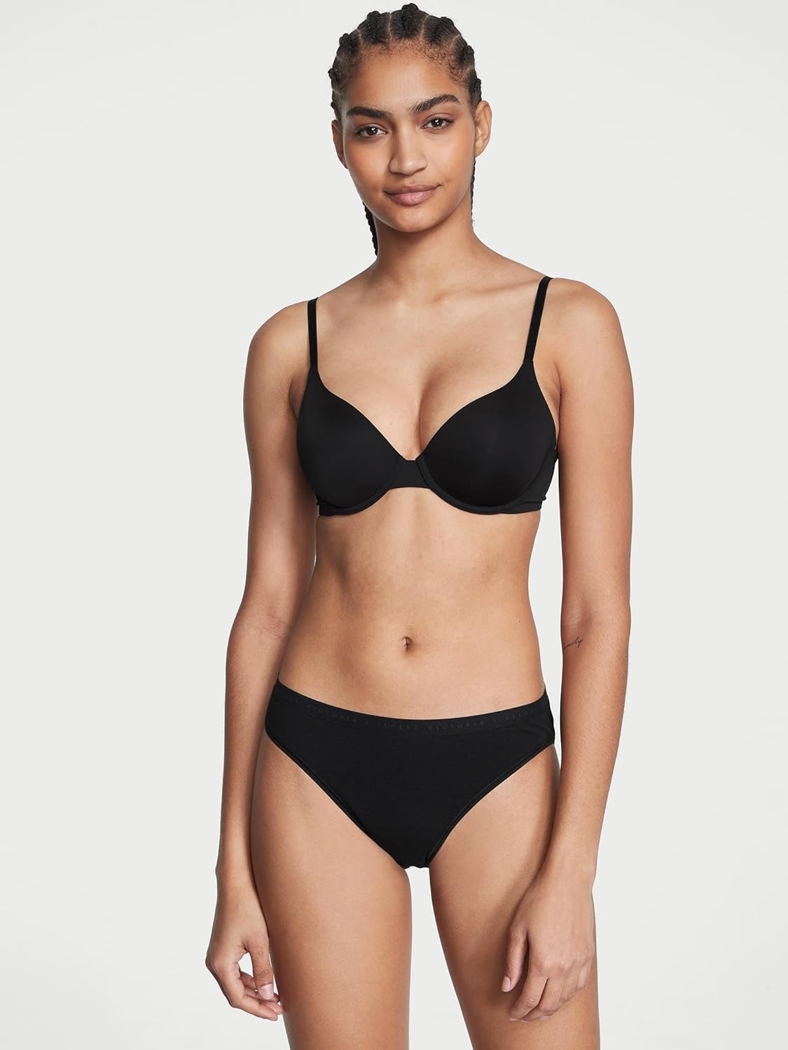 image:imageVictorias Secret Womens Cotton Bikini Underwear Moderate Coverage Panties for Women Multi Pack XSXXLBlack