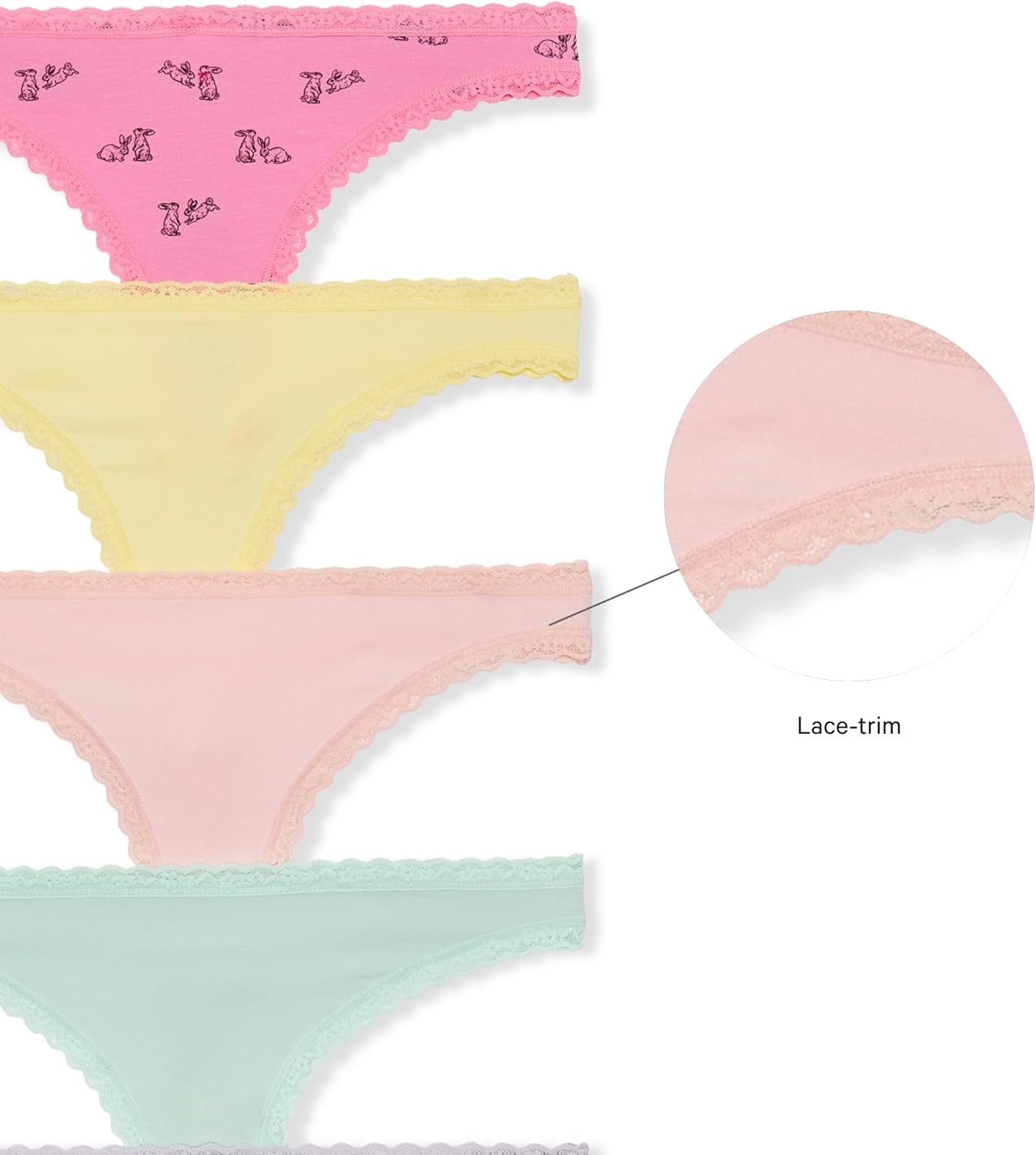 image:imageVictorias Secret Womens Cotton Thong Underwear Panties for Women Multi Pack XSXXLSpring Mix