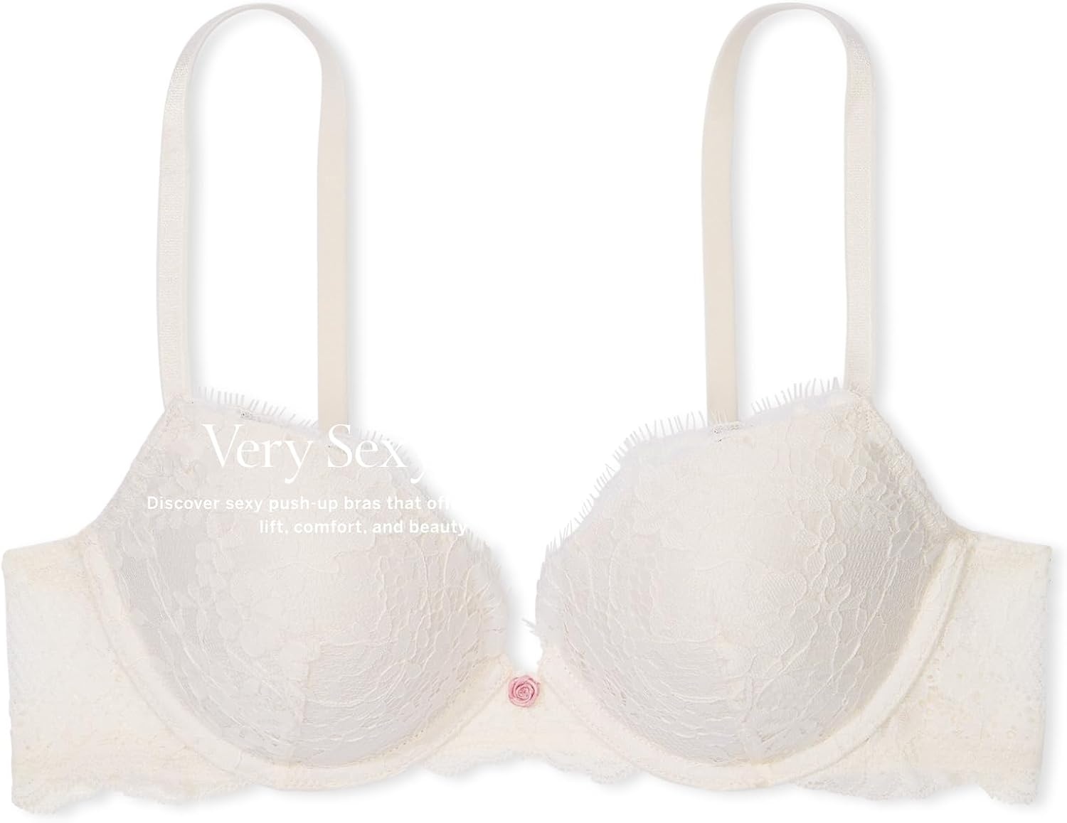 image:imageVictorias Secret Womens Dream Angels Push Up Bra Bras for Women 32A38DDDCoconut White Lace New Look