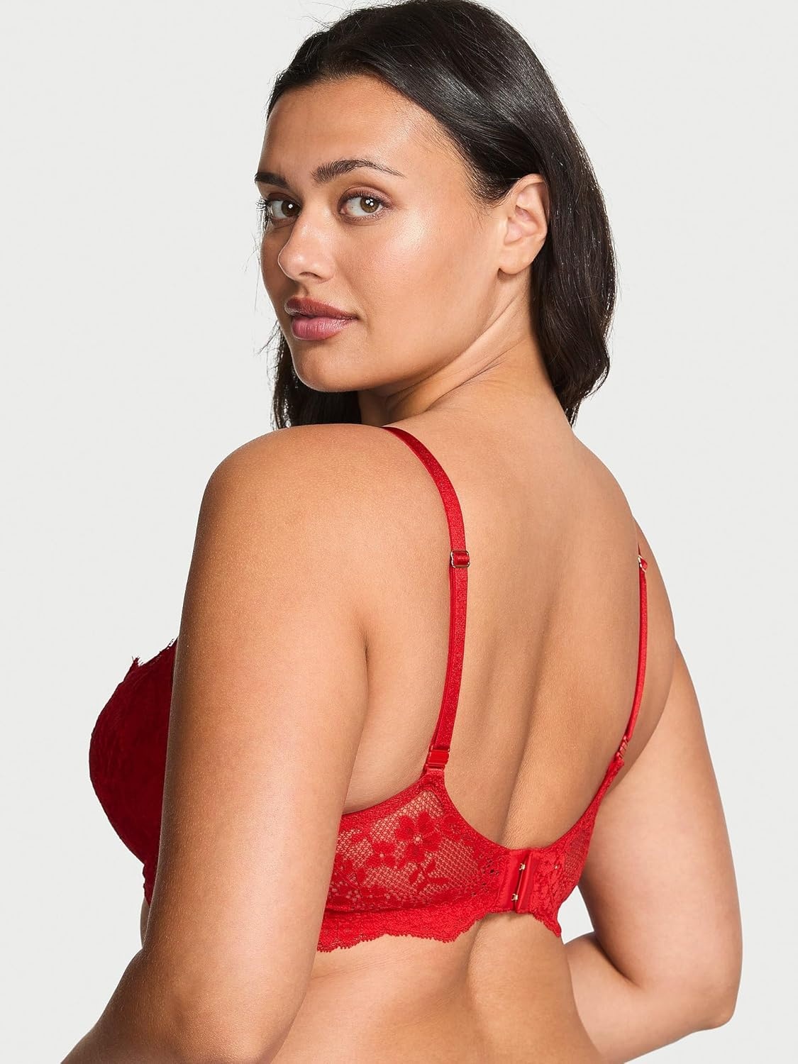 image:imageVictorias Secret Womens Dream Angels Wicked Unlined Balconette Bra Bras for Women 32A38DDDBright Vermillion