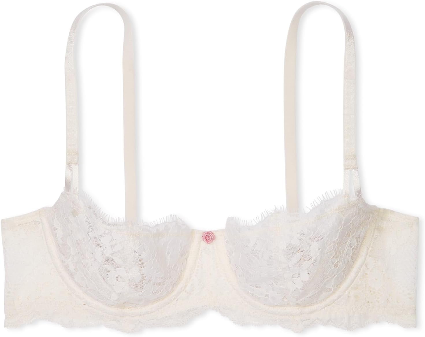 image:imageVictorias Secret Womens Dream Angels Wicked Unlined Balconette Bra Bras for Women 32A38DDDCoconut White New Look