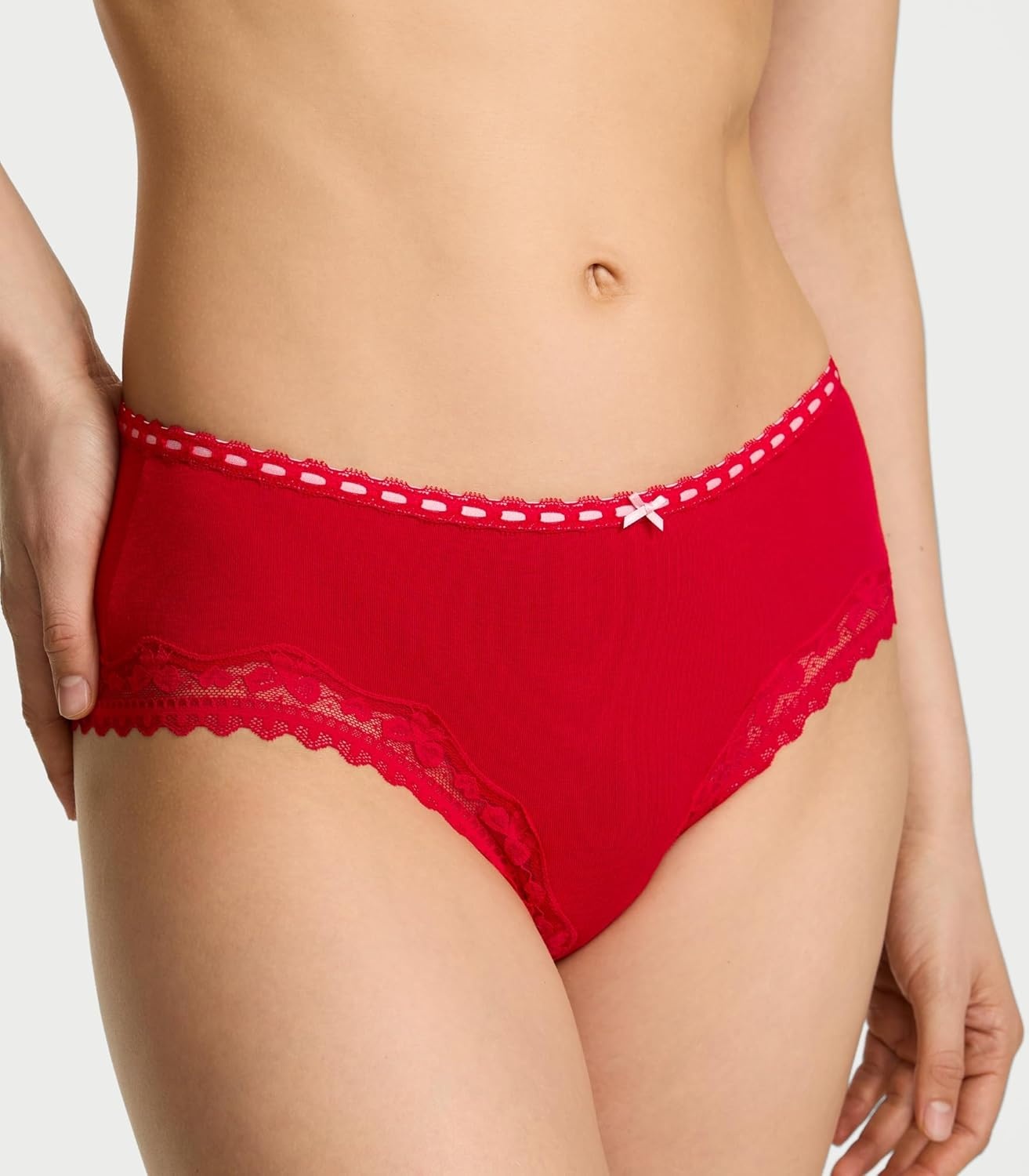 image:imageVictorias Secret Womens Lace amp Cotton Cheeky Underwear Minimal Coverage Panties for Women Multi Pack XSXXLLove Struck