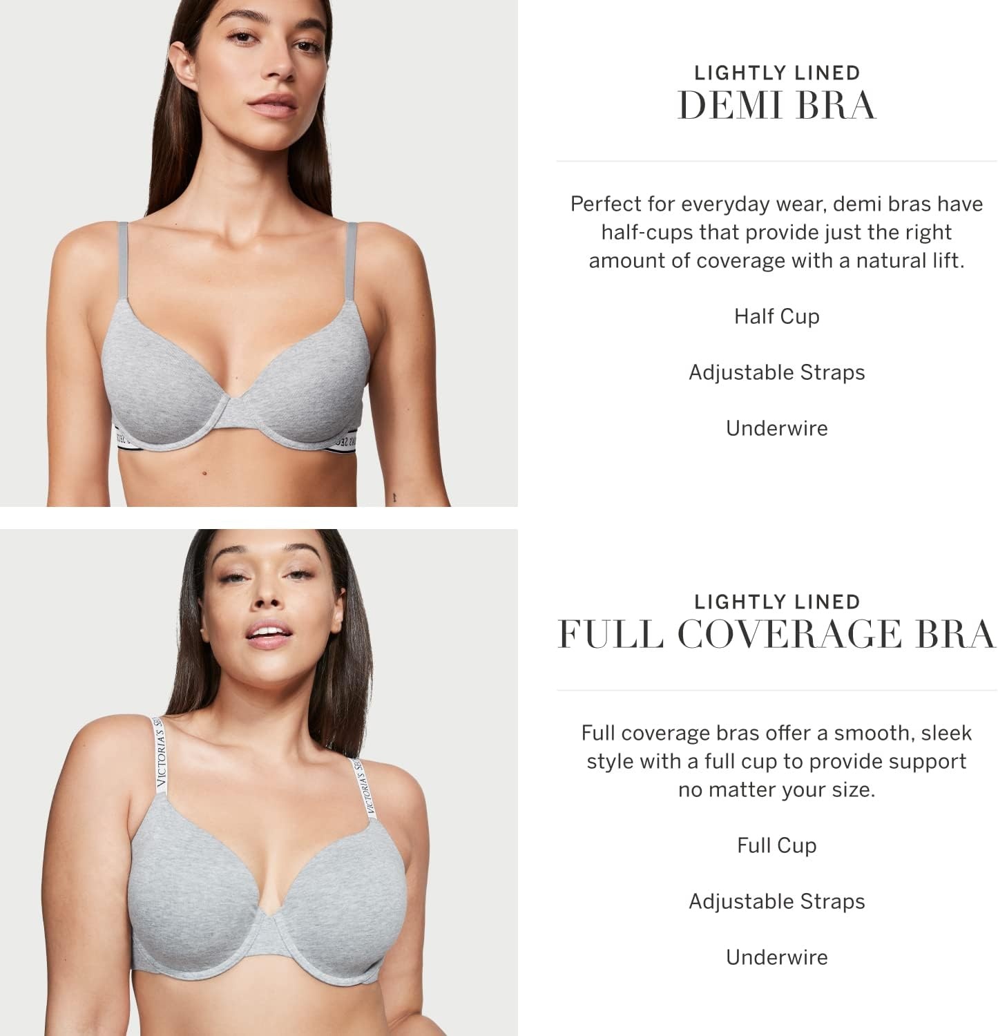 image:imageVictorias Secret Womens Lightly Lined TShirt Bra Bras for Women 32A38DDDIconic Pink Stripes