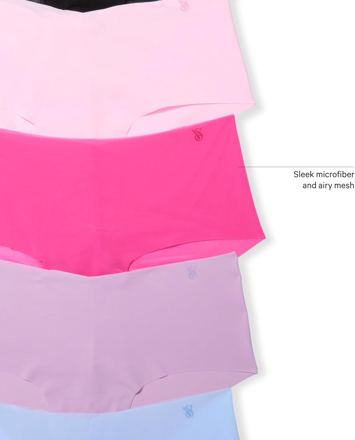 image:imageVictorias Secret Womens No Show Cheeky Underwear Minimal Coverage Panties for Women Multi Pack XSXXLSolid Pack