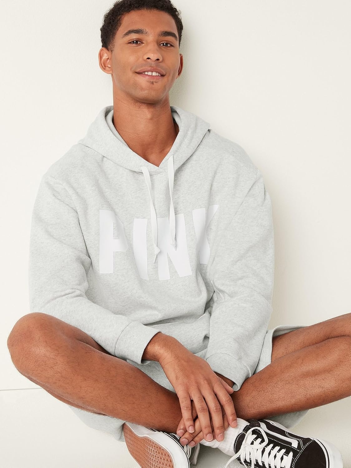 image:imageVictorias Secret Womens PINK Logo Campus Hoodie Sweatshirt XSXXLDark Grey