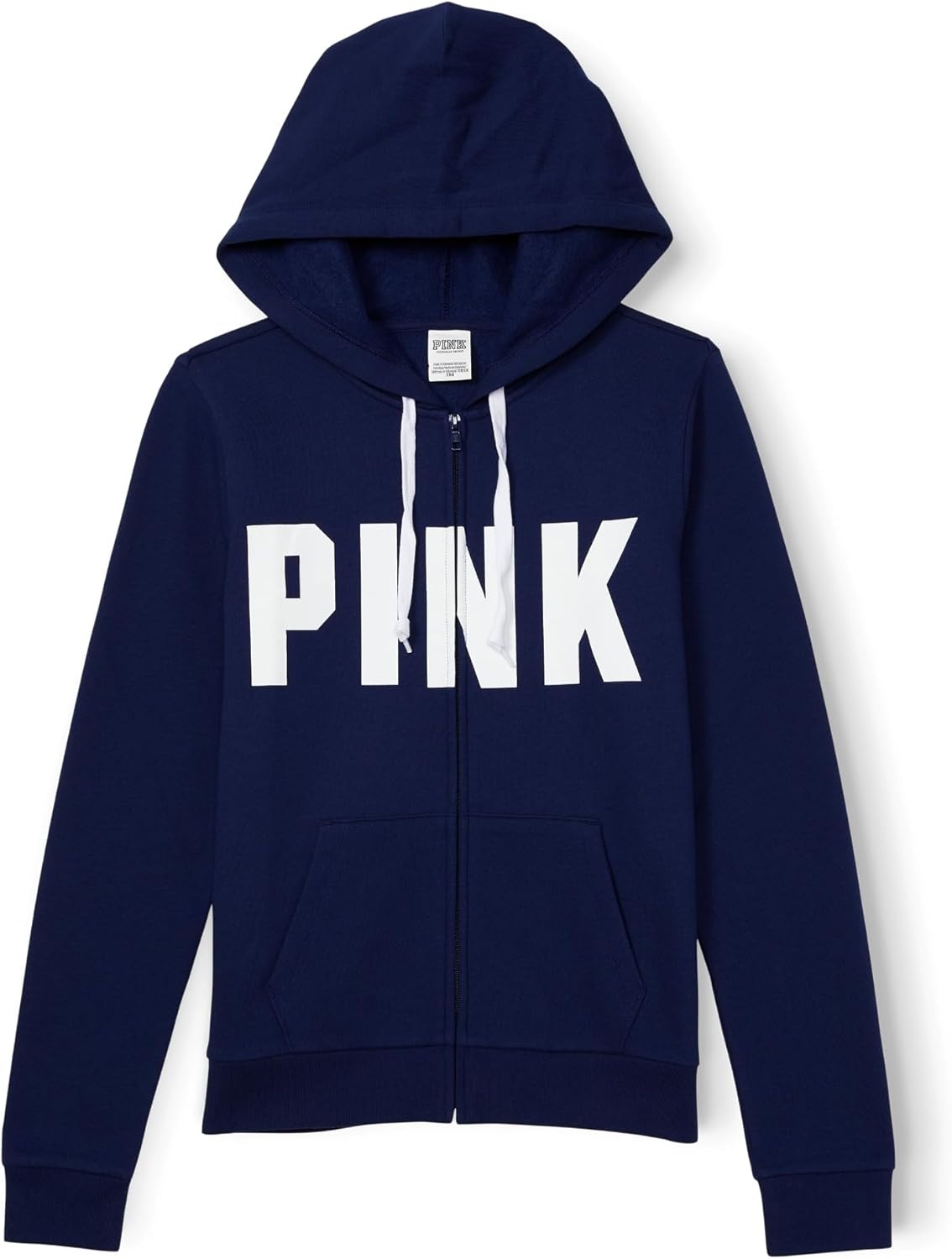 image:imageVictorias Secret Womens PINK Logo Full Zipup Sweatshirt XSXXLEnsign Sans Logo