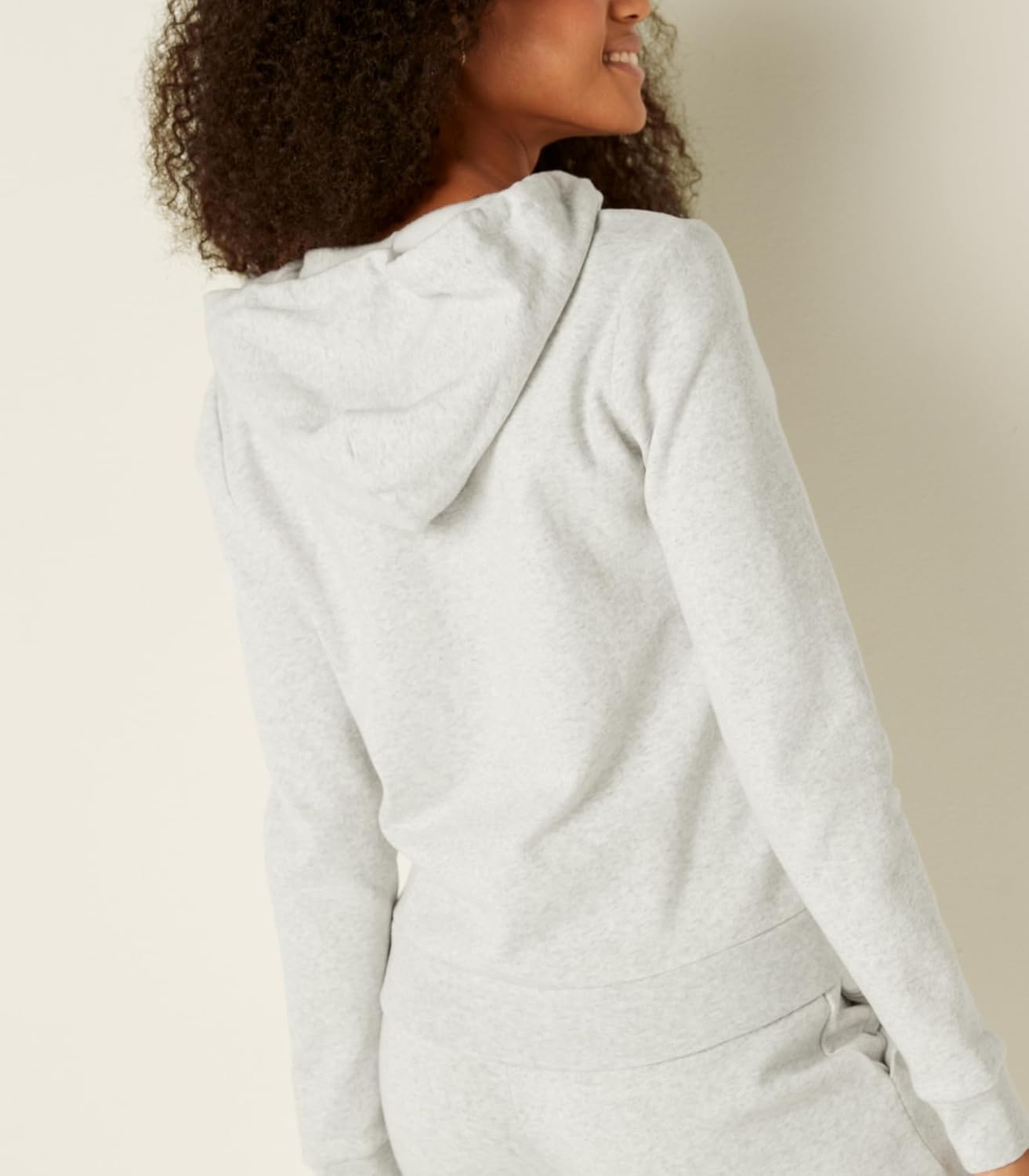 image:imageVictorias Secret Womens PINK Logo Full Zipup Sweatshirt XSXXLLogo Grey