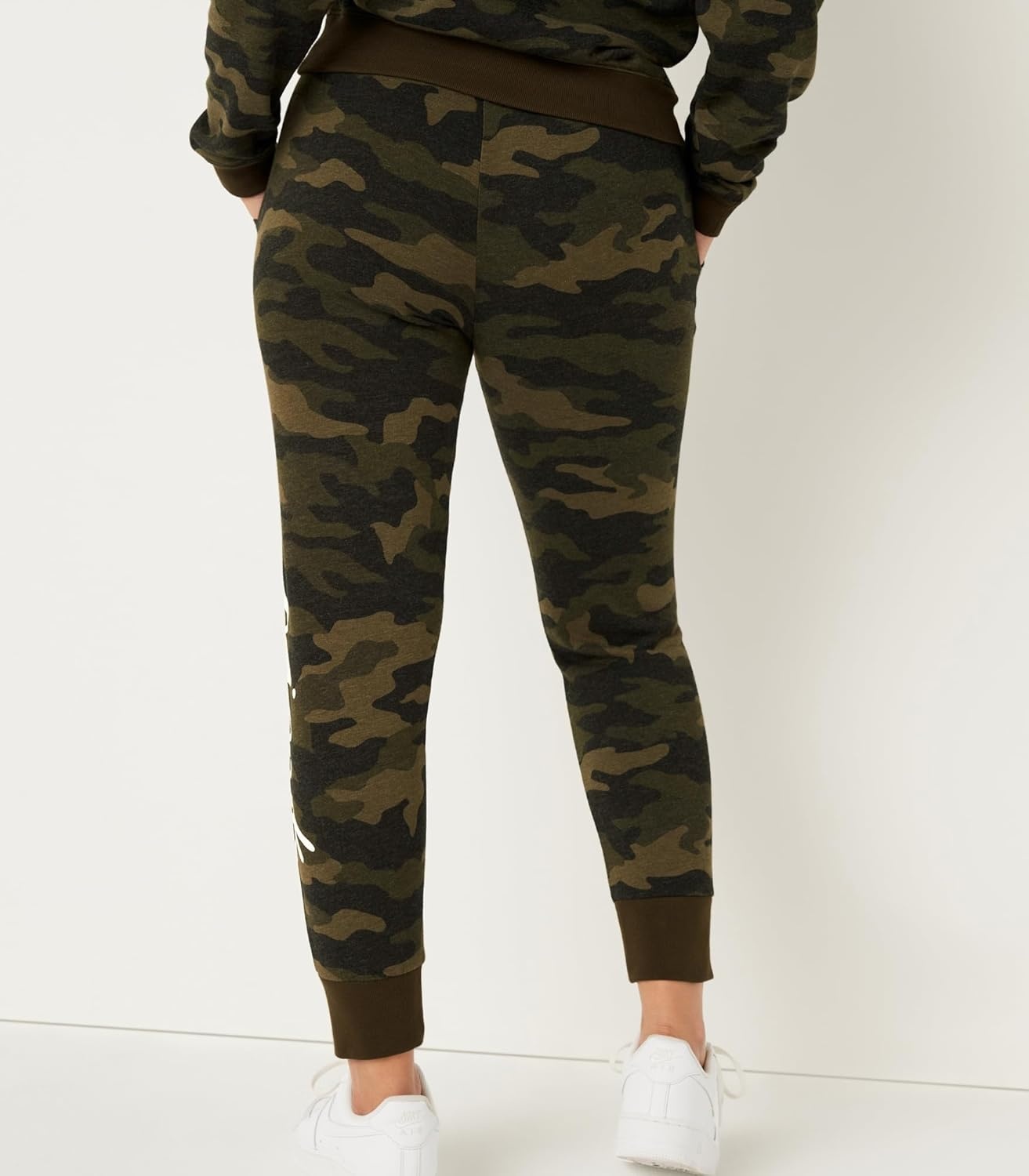 image:imageVictorias Secret Womens Pink Logo Fleece Jogger SweatpantsCarbide Camo Script Logo