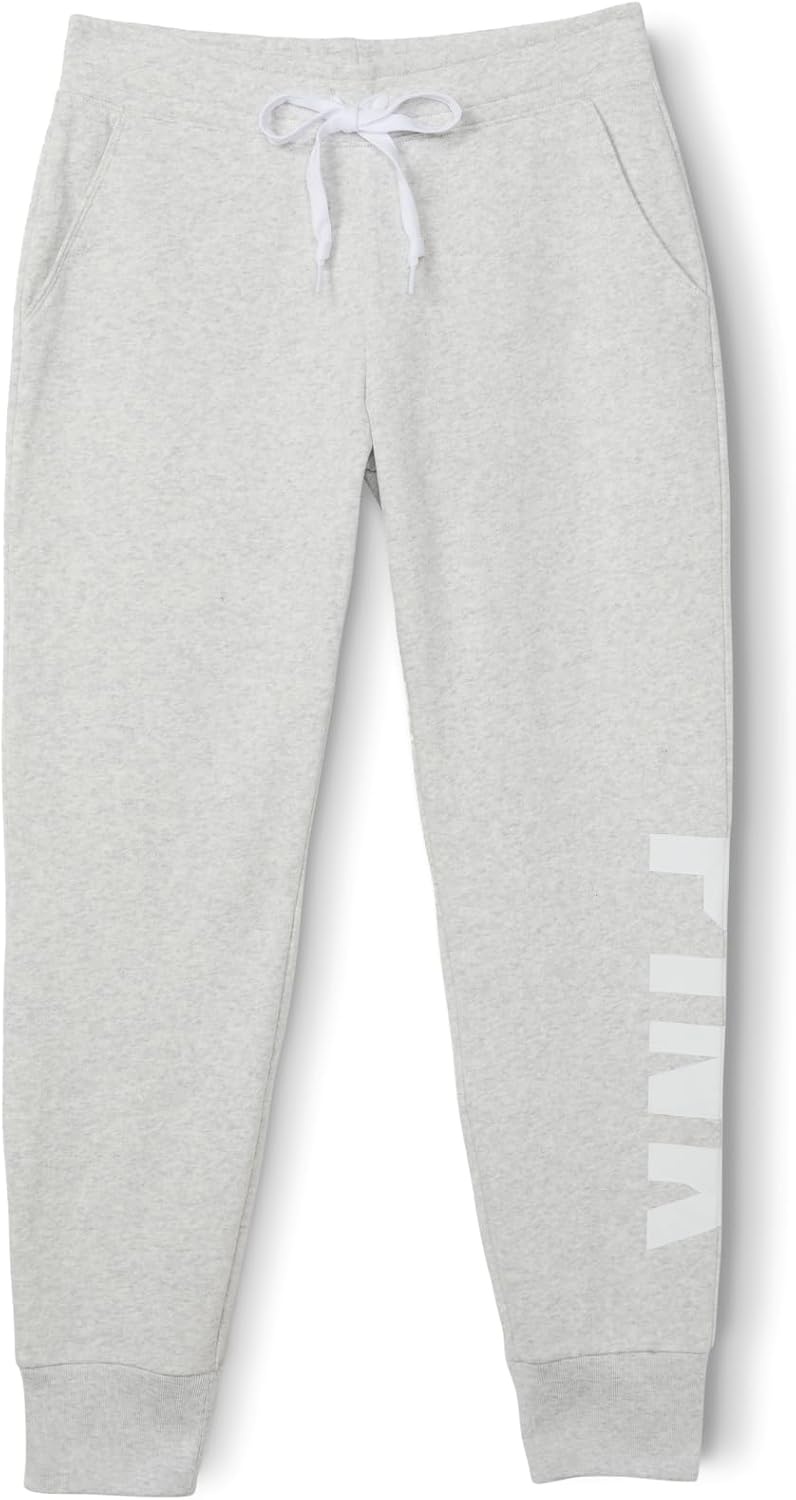 image:imageVictorias Secret Womens Pink Logo Fleece Jogger SweatpantsHeather Stone