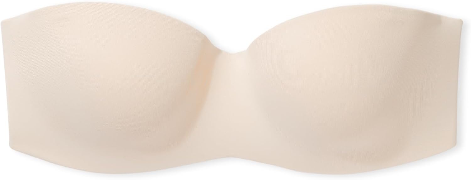 image:imageVictorias Secret Womens Pink Wear Everywhere Lightly Lined Strapless Bra Bras for Women 32A38DDDMarzipan