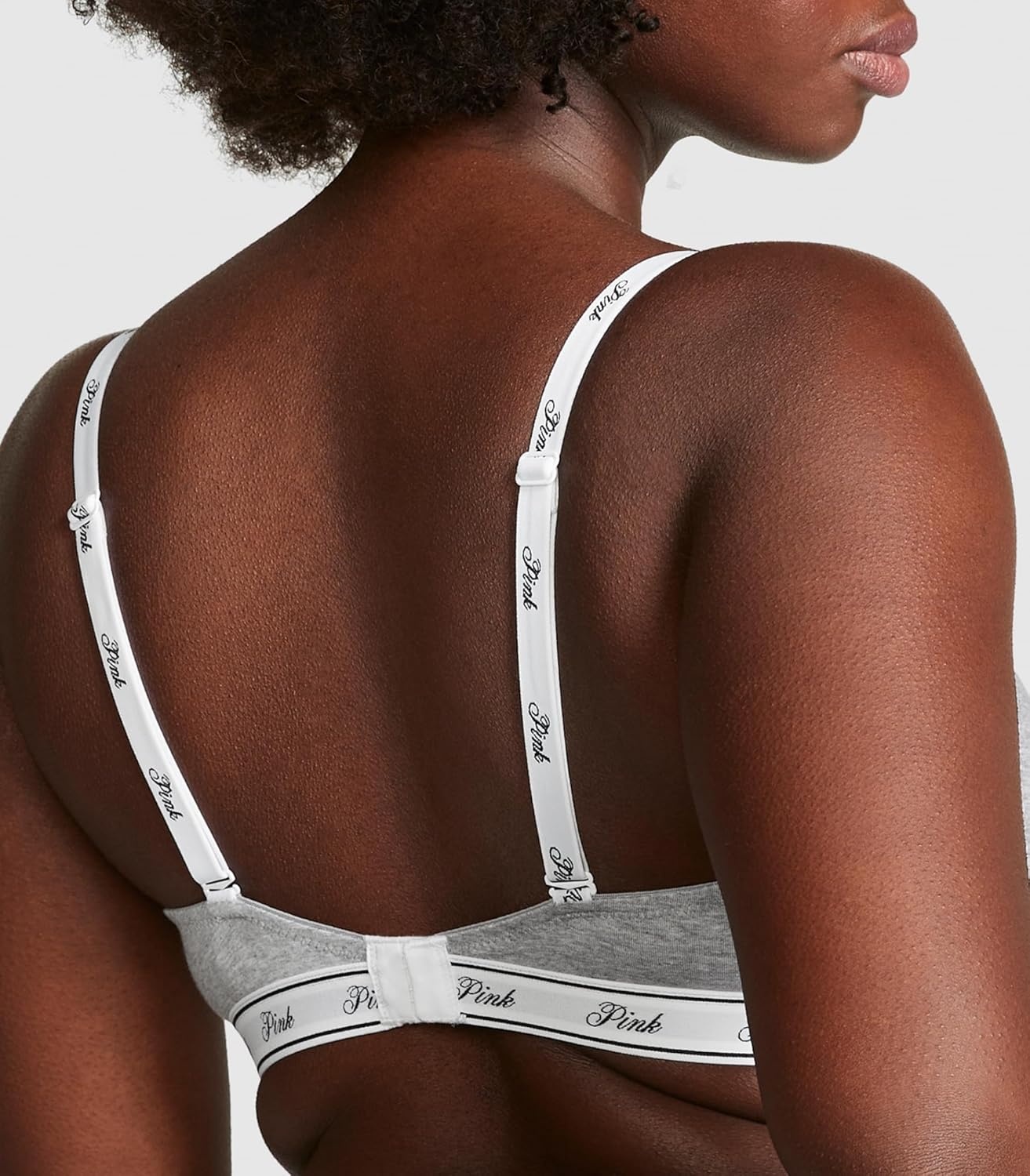 image:imageVictorias Secret Womens Pink Wear Everywhere Lightly Lined TShirt Bra Bras for Women 32A38DDMedium Heather Grey Logo
