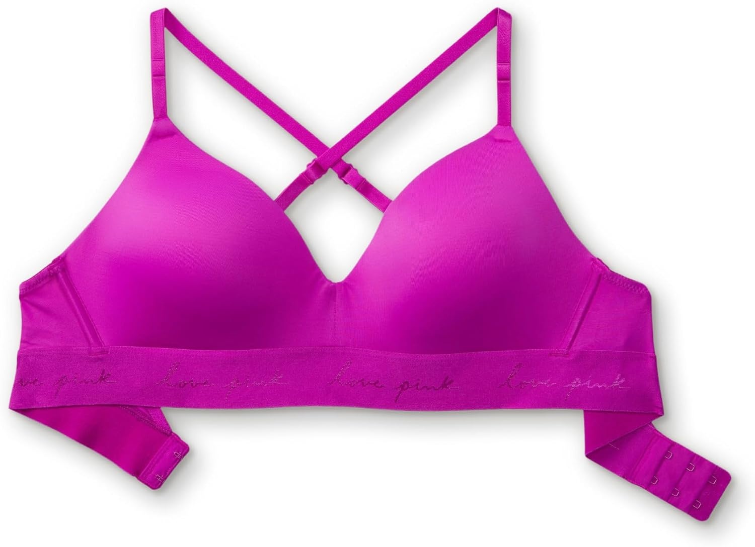 image:imageVictorias Secret Womens Pink Wear Everywhere Lightly Lined Wireless TShirt Bra Bras for Women 32A 38DDDDahlia Magenta