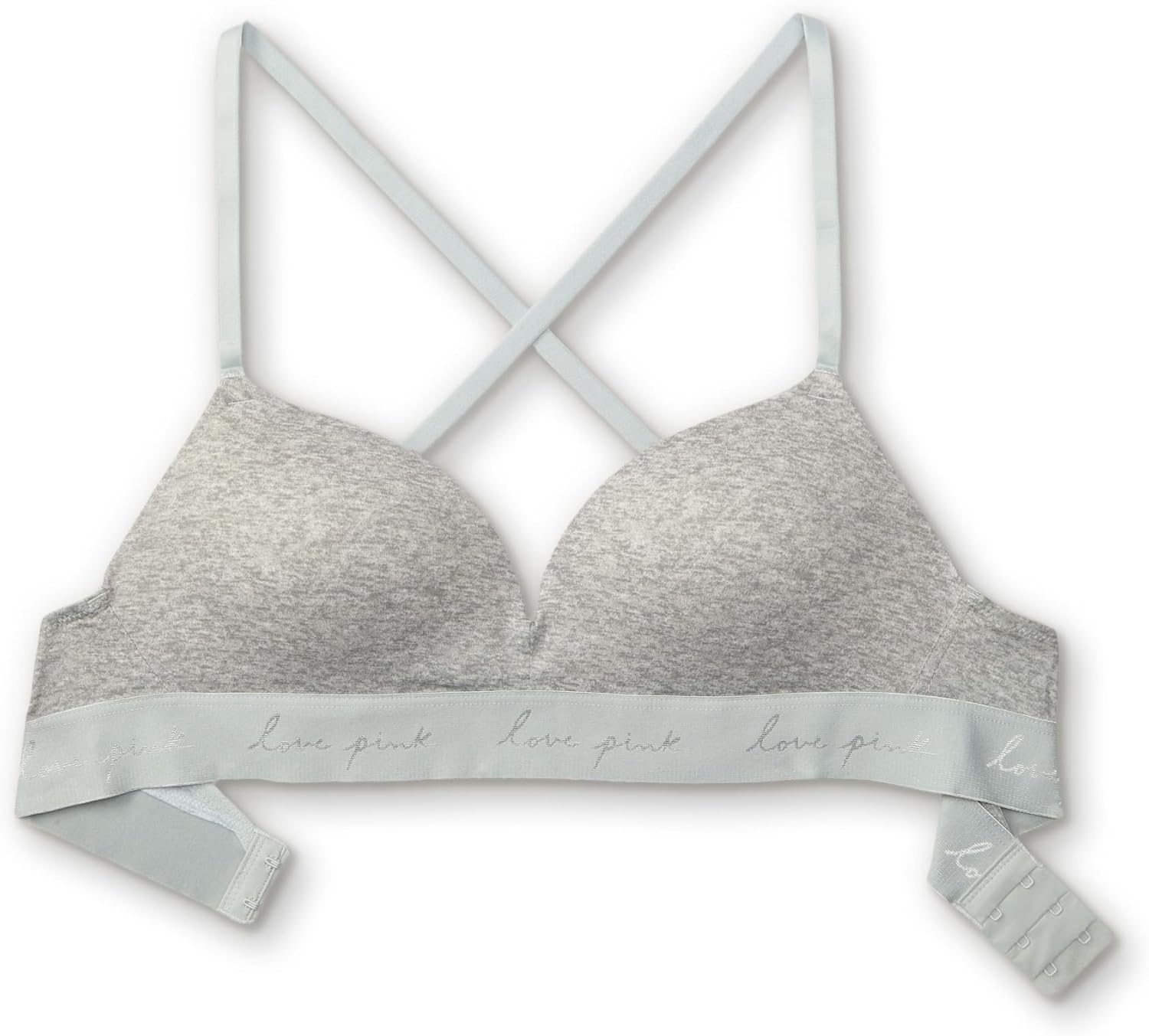 image:imageVictorias Secret Womens Pink Wear Everywhere Lightly Lined Wireless TShirt Bra Bras for Women 32A 38DDDHeather Grey