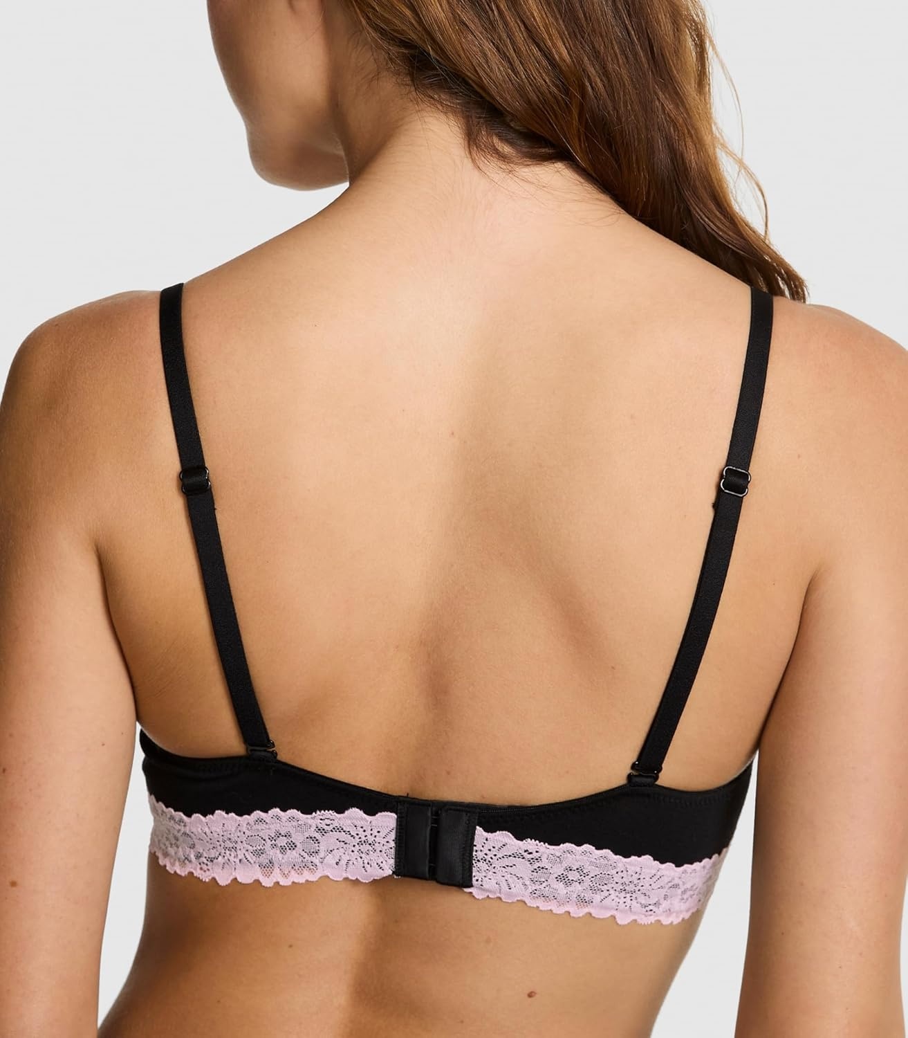 image:imageVictorias Secret Womens Pink Wear Everywhere Push Up Bra Bras for WomenBlack Pink Lace