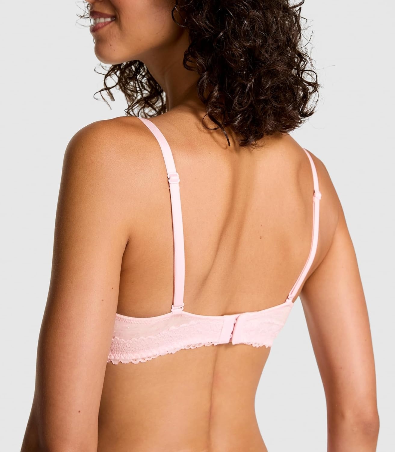 image:imageVictorias Secret Womens Pink Wear Everywhere Push Up Bra Bras for WomenHot Pink Petal Silver