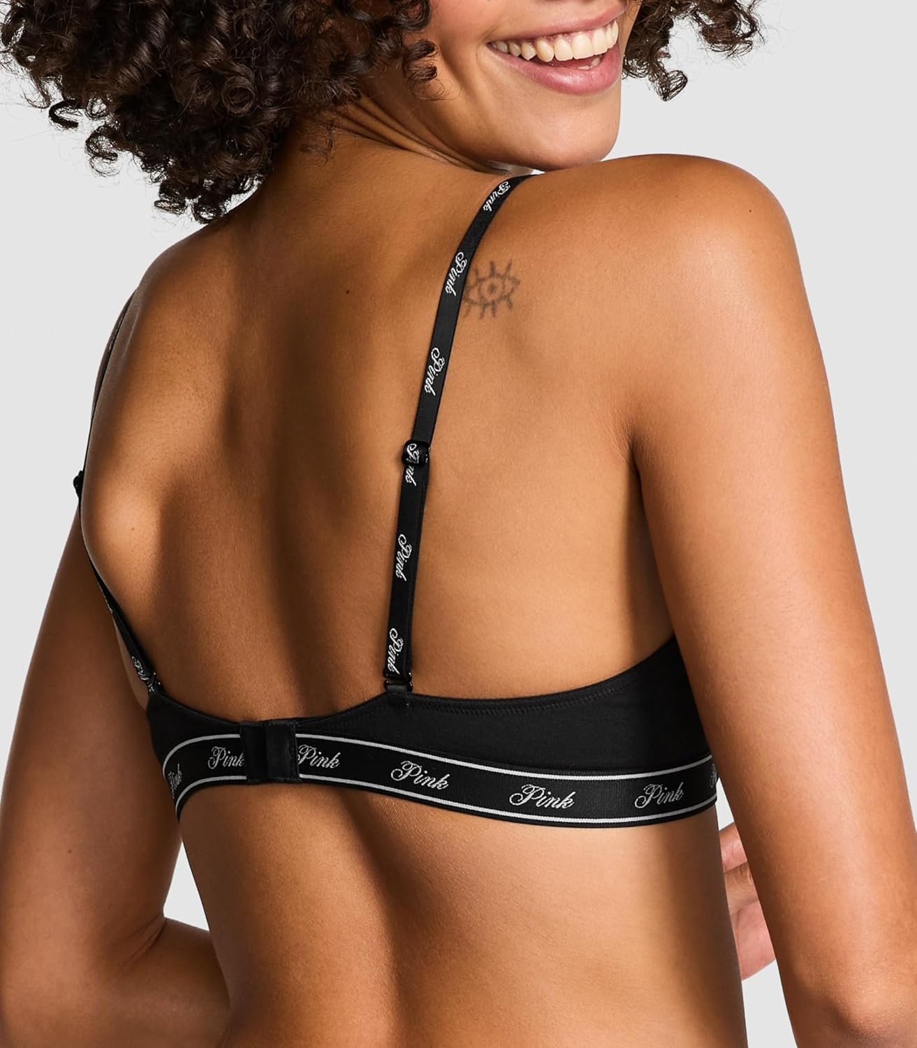 image:imageVictorias Secret Womens Pink Wear Everywhere Push Up Bra Bras for WomenPure Black Logo