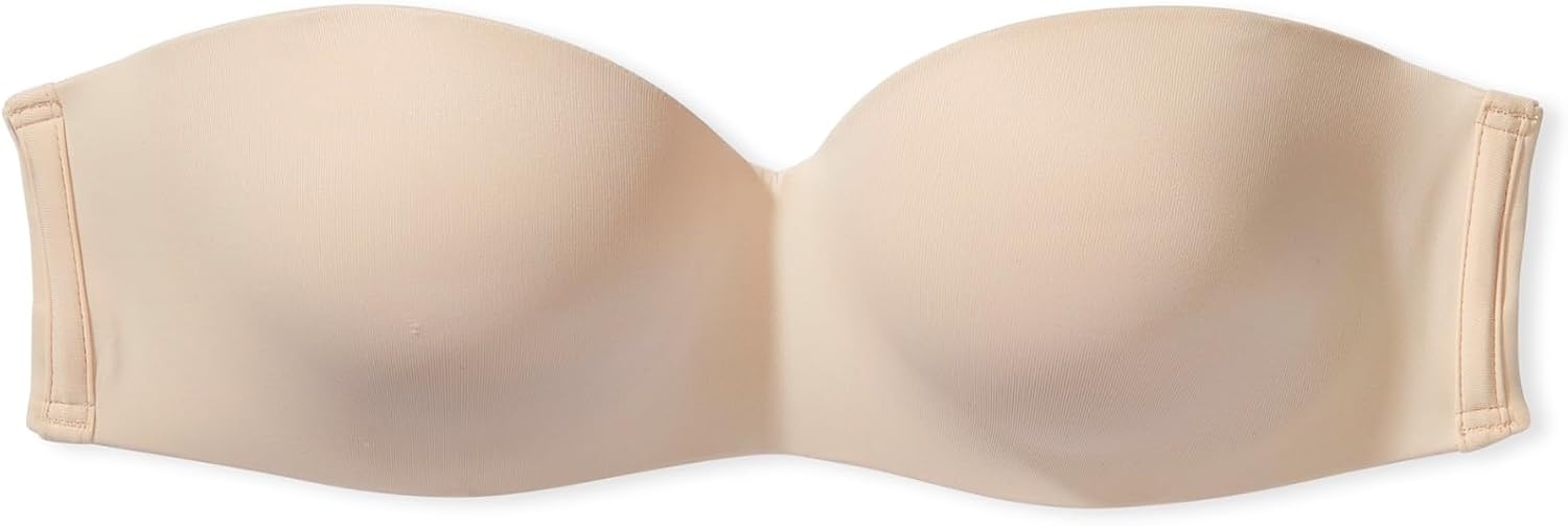 image:imageVictorias Secret Womens Pink Wear Everywhere Push Up Strapless Bra Bras for WomenMarzipan New Look