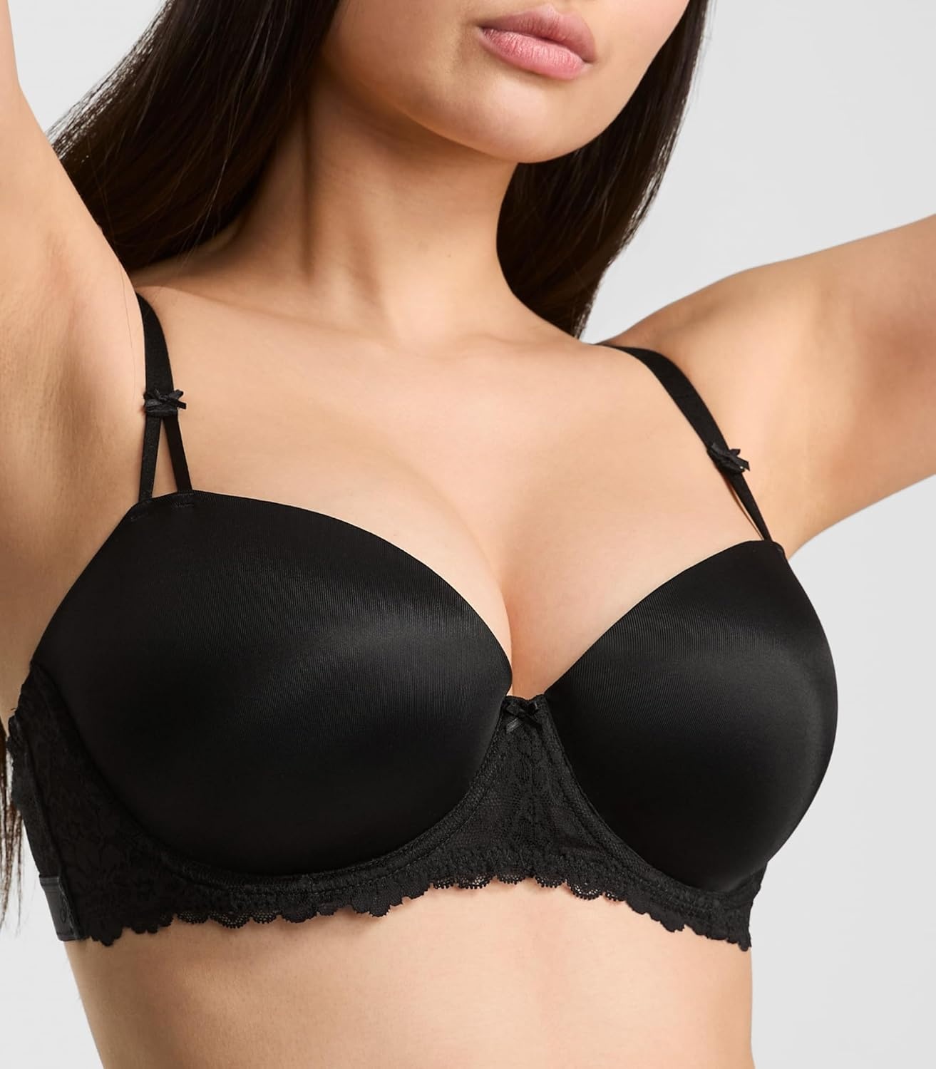 image:imageVictorias Secret Womens Pink Wink Push Up Balconette Bra Bras for Women Black 34A