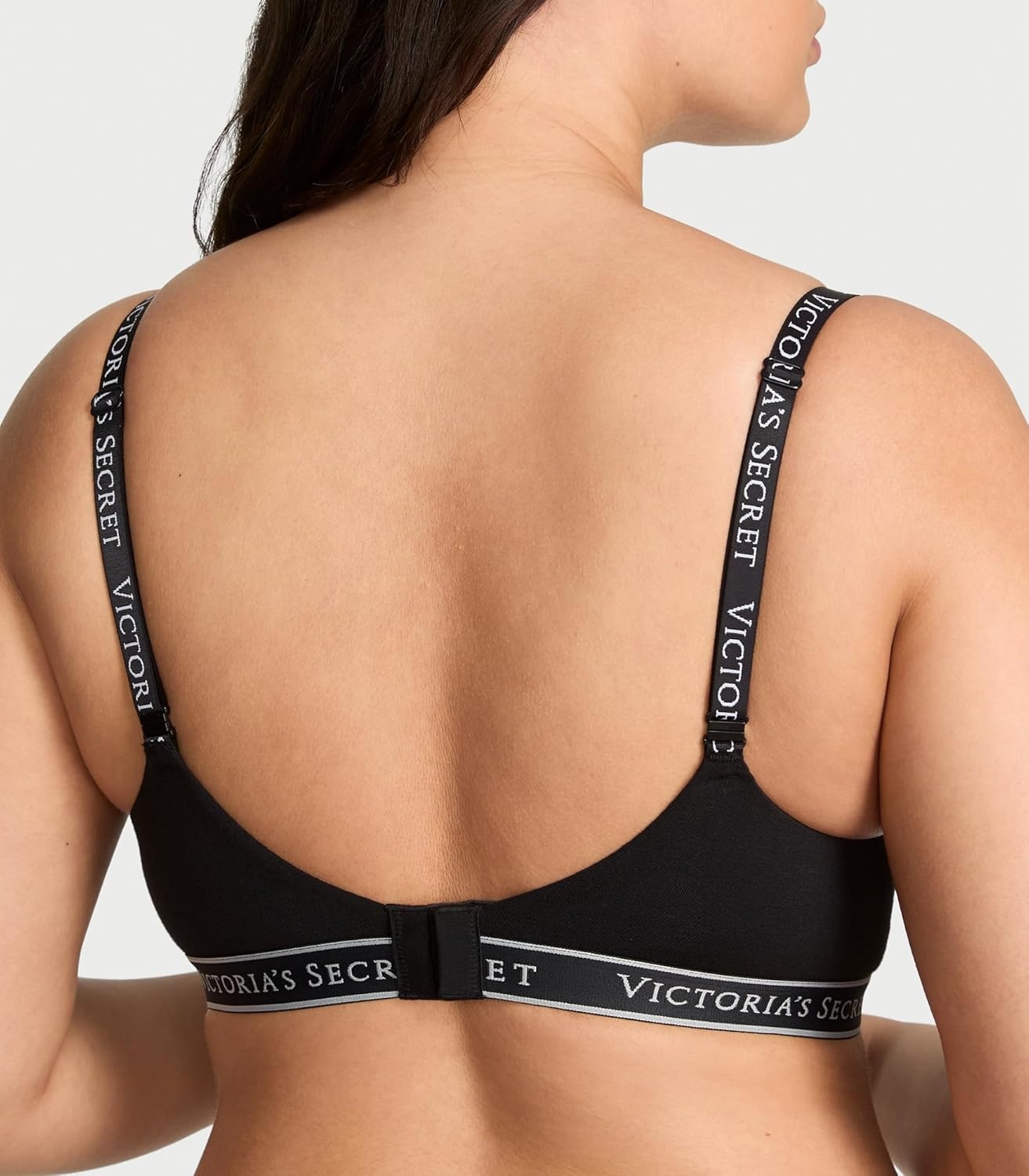 image:imageVictorias Secret Womens TShirt Bombshell Adds2Cups Push Up Bra Bras for Women 32A38DDBlack Logo Band