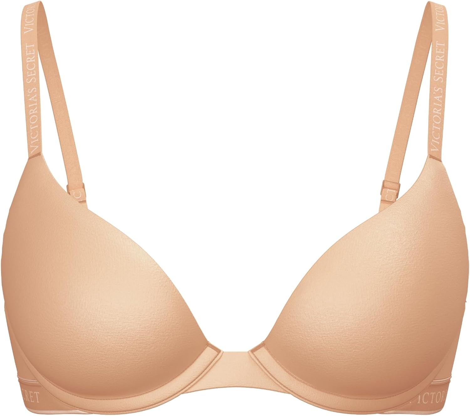 image:imageVictorias Secret Womens TShirt Bombshell Adds2Cups Push Up Bra Bras for Women 32A38DDPraline Logo Band