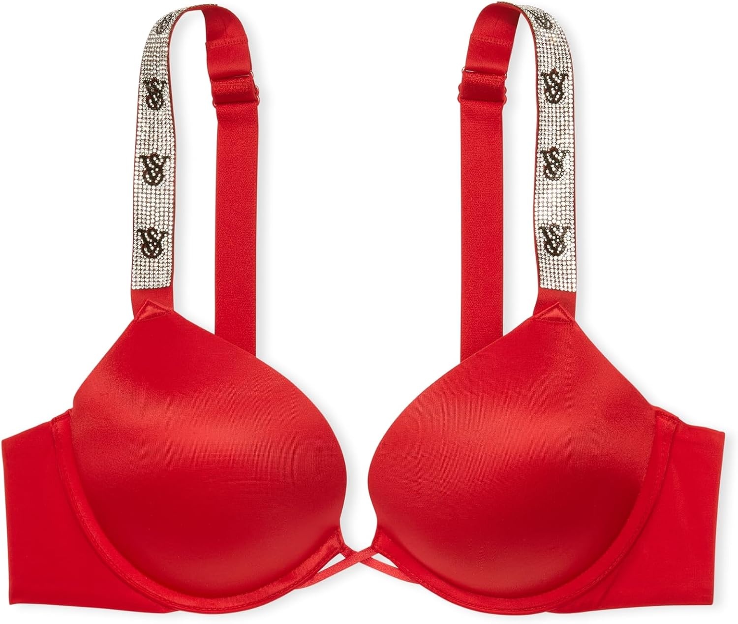 image:imageVictorias Secret Womens Very Sexy Bombshell Adds2Cups Push Up Bra Bras for Women 32A38DDDLipstick Red Monogram