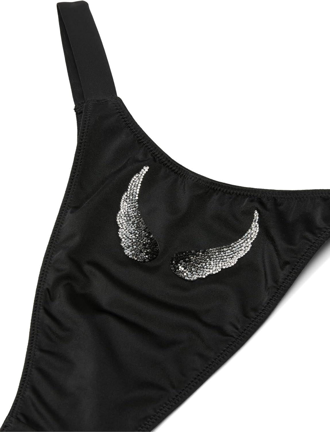image:imageVictorias Secret Womens Very Sexy Shine Strap Brazilian Underwear Moderate Coverage Panties for Women XSXXLBlack Angel Wings