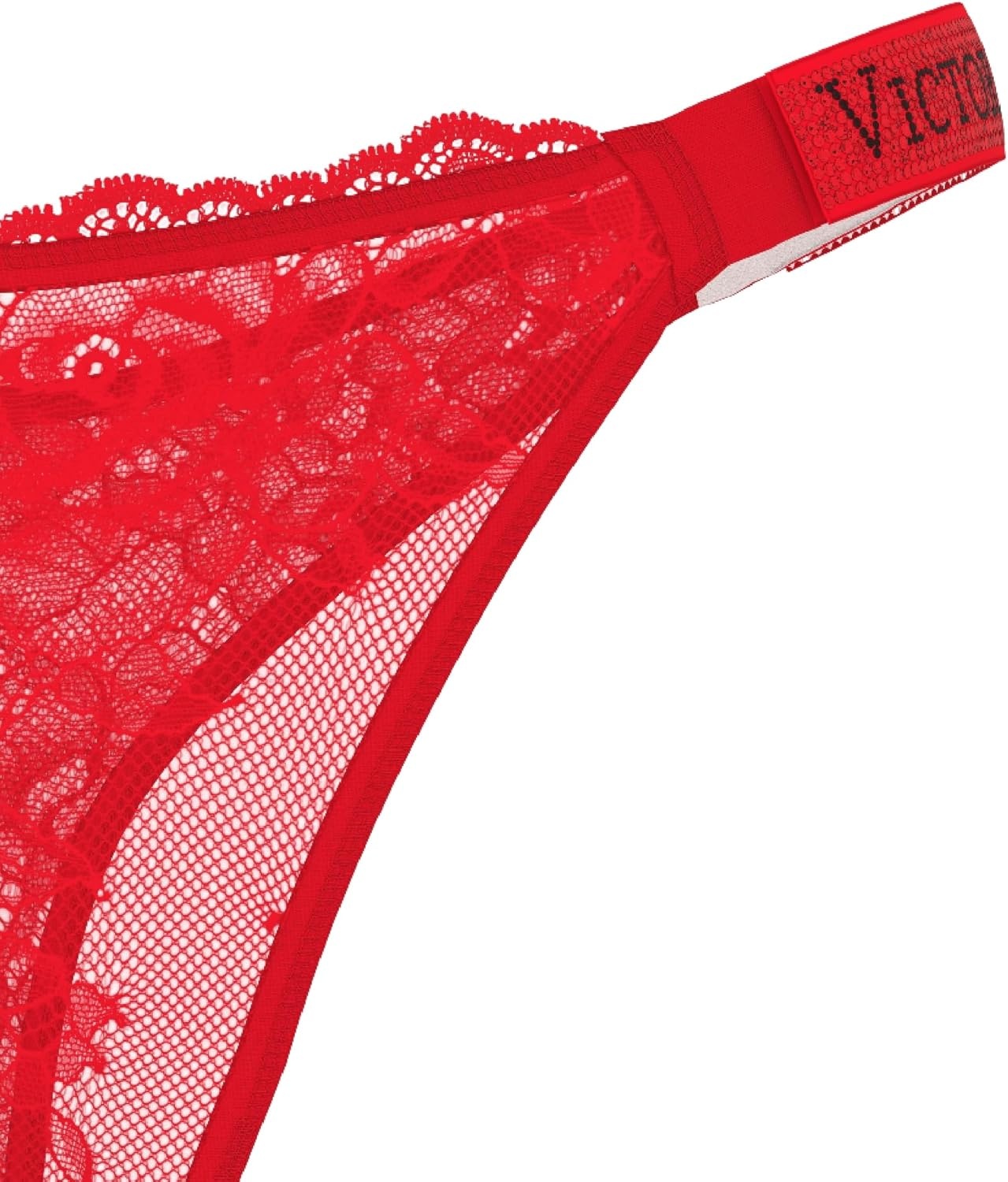 image:imageVictorias Secret Womens Very Sexy Shine Strap Thong Underwear Panties for Women XSXXLLipstick Lace