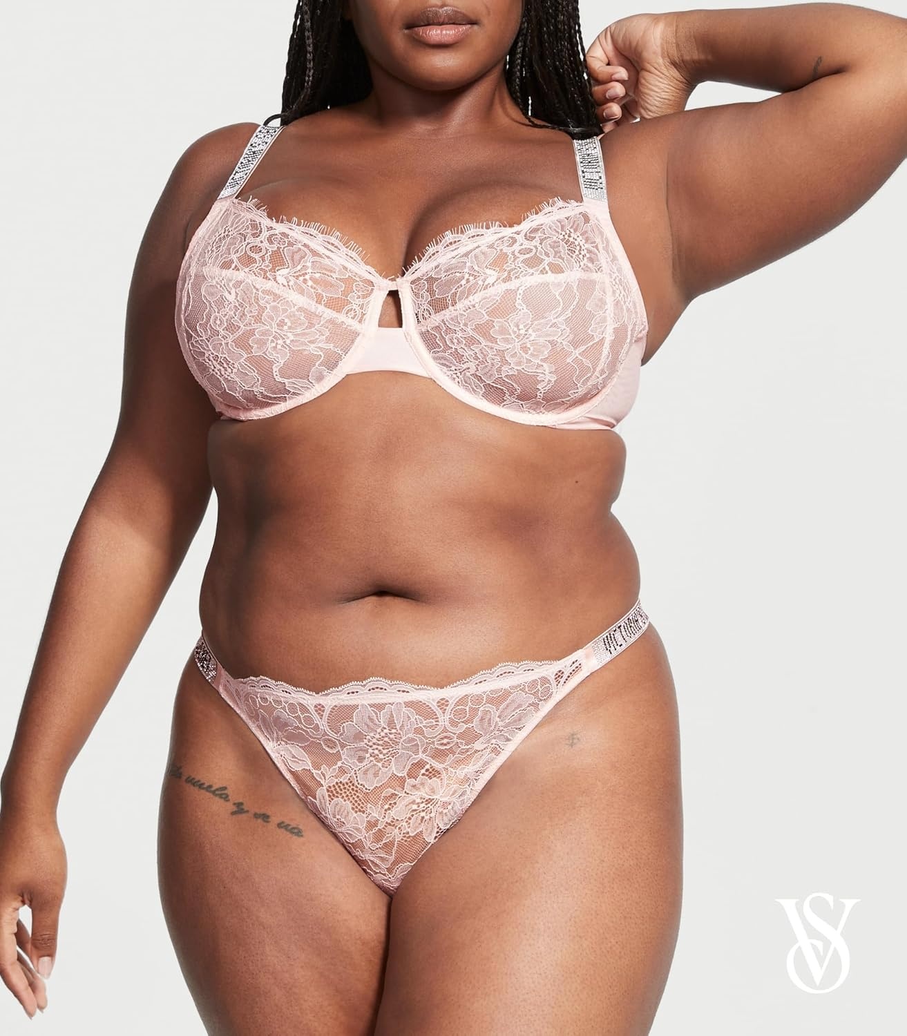 image:imageVictorias Secret Womens Very Sexy Shine Strap Thong Underwear Panties for Women XSXXLPurest Pink
