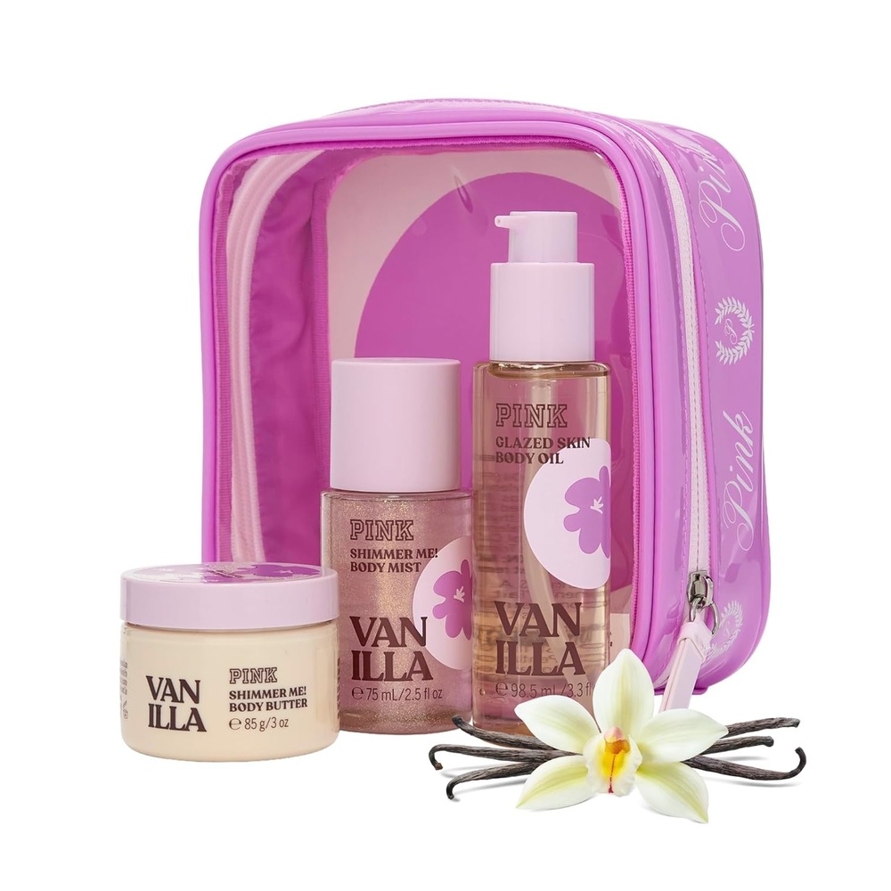 image:imageVictorias Secret PINK Coconut Gift set Body Mist Body oil and Body Butter Giftsets for womenVanilla