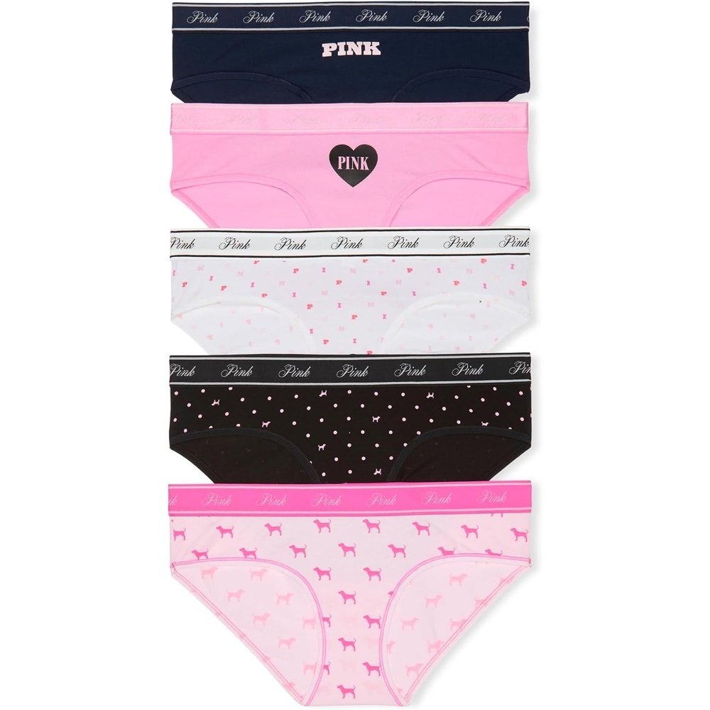 image:imageVictorias Secret PINK Womens Cotton Logo Hipter Underwear Panties for Women XSXLHeritage Pack