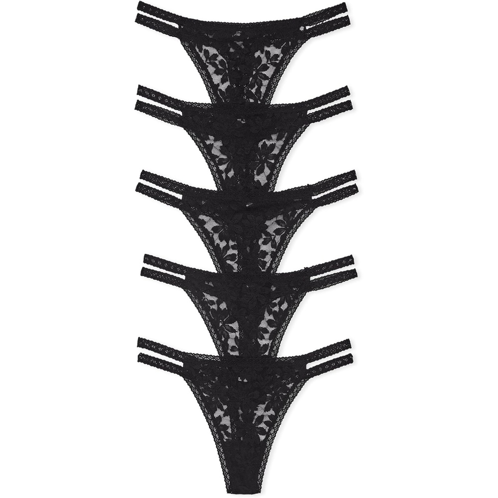 image:imageVictorias Secret PINK Womens Lace Thong Underwear Panties for Women Multi Pack XSXXLGen Bundle C001 Gen Nc01 02a1