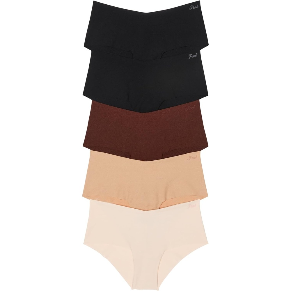 image:imageVictorias Secret PINK Womens No Show Cheeky Underwear Panties for Women XSXLNude Pack