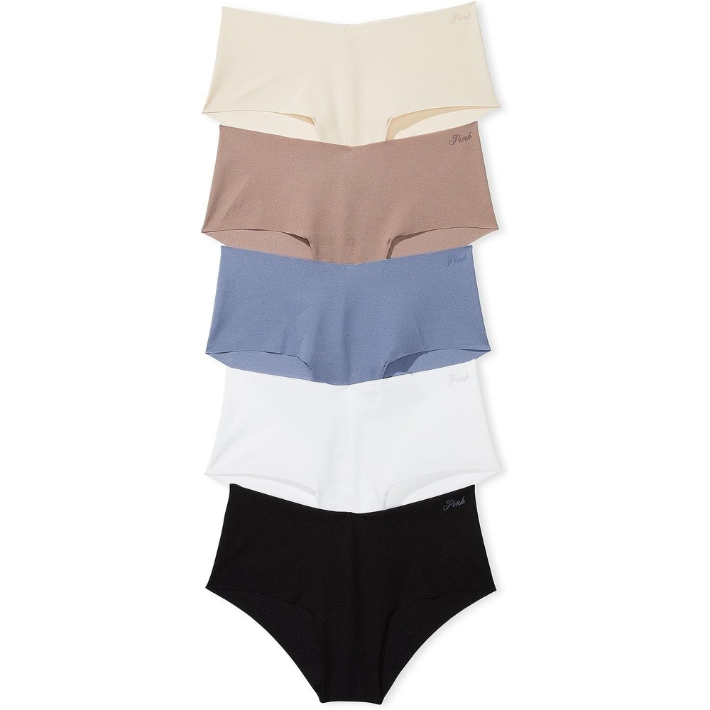 image:imageVictorias Secret PINK Womens No Show Cheeky Underwear Panties for Women XSXLSpring Basic Pack