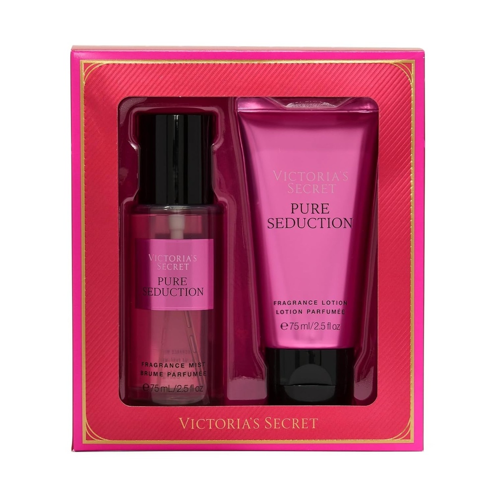 image:imageVictorias Secret Pure Seduction Mini Fragrance Duo Gift Set Notes of Juiced Plum and Crushed FreesiaPure Seduction