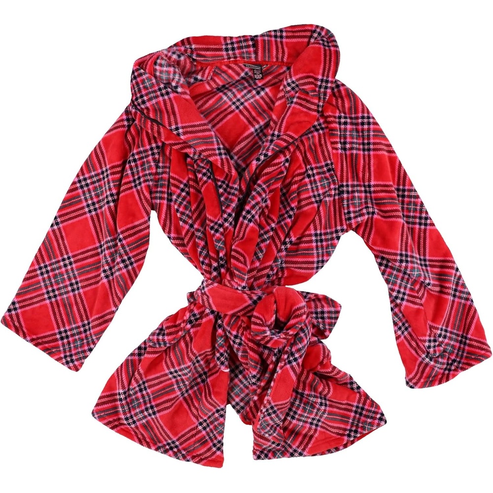 image:imageVictorias Secret Short Cozy Robe Robes for Women XSXXLRed Plaid