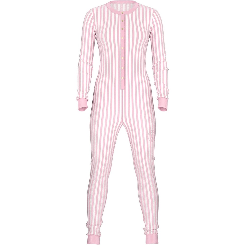 image:imageVictorias Secret Thermal Long Sleeve Onesie Sleepwear for Women XSXXLPretty Blossom Stripe