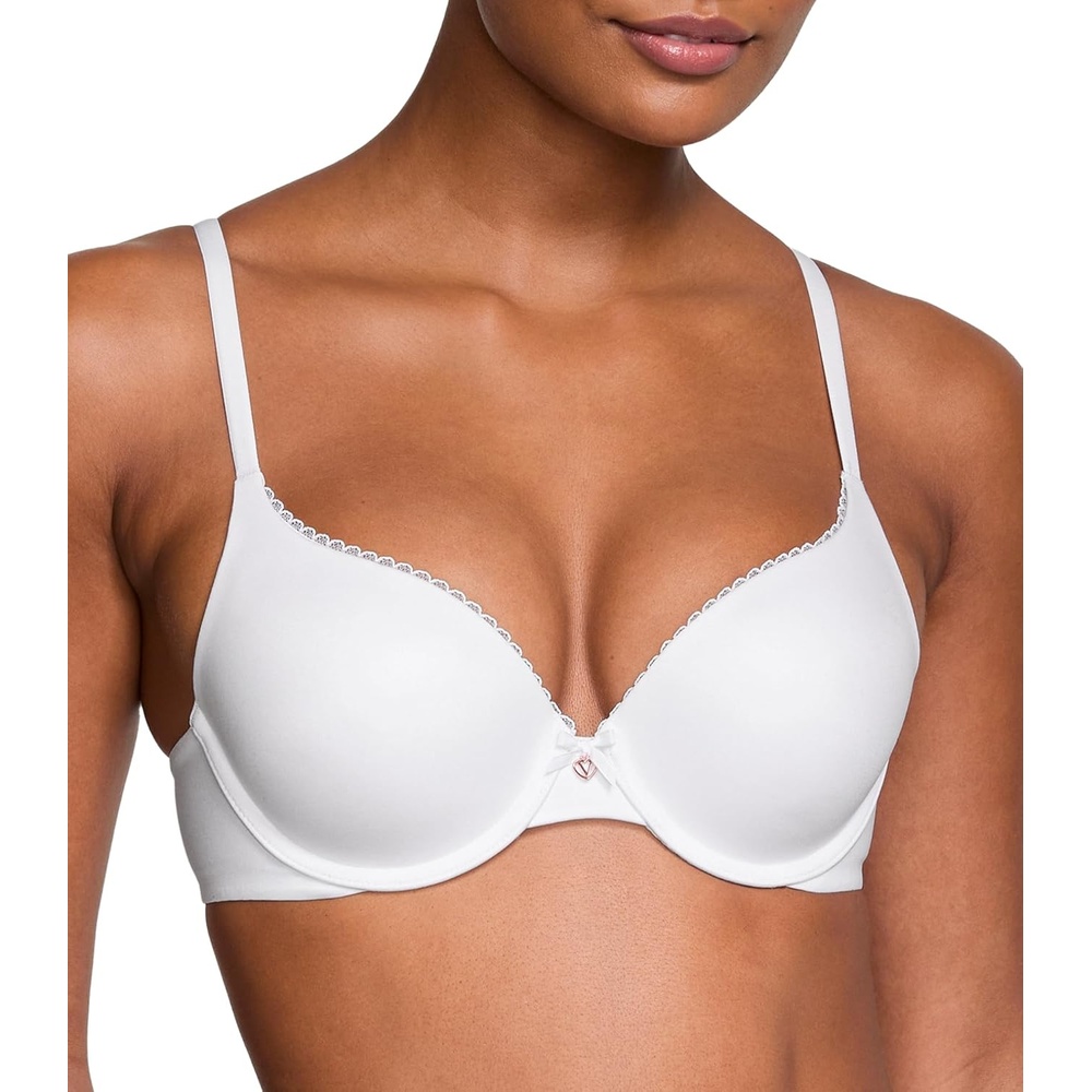 image:imageVictorias Secret Womens Body By Victoria Full Coverage Push Up Bra Bras for Women 32A38DDDWhite Smooth