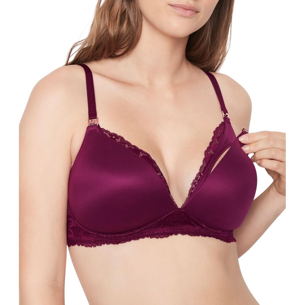 image:imageVictorias Secret Womens Body by Victoria Lightly Lined Wireless Nursing Bra Bras for Women 32D38DDDKir