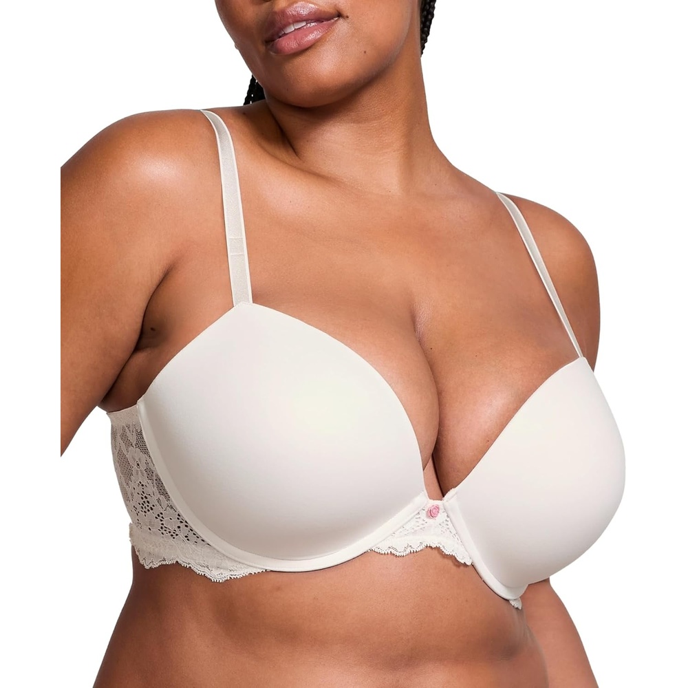 image:imageVictorias Secret Womens Dream Angels Push Up Bra Bras for Women 32A38DDDCoconut White New Look