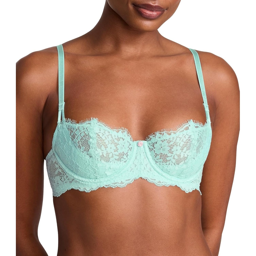image:imageVictorias Secret Womens Dream Angels Wicked Unlined Balconette Bra Bras for Women 32A38DDDCanal Blue